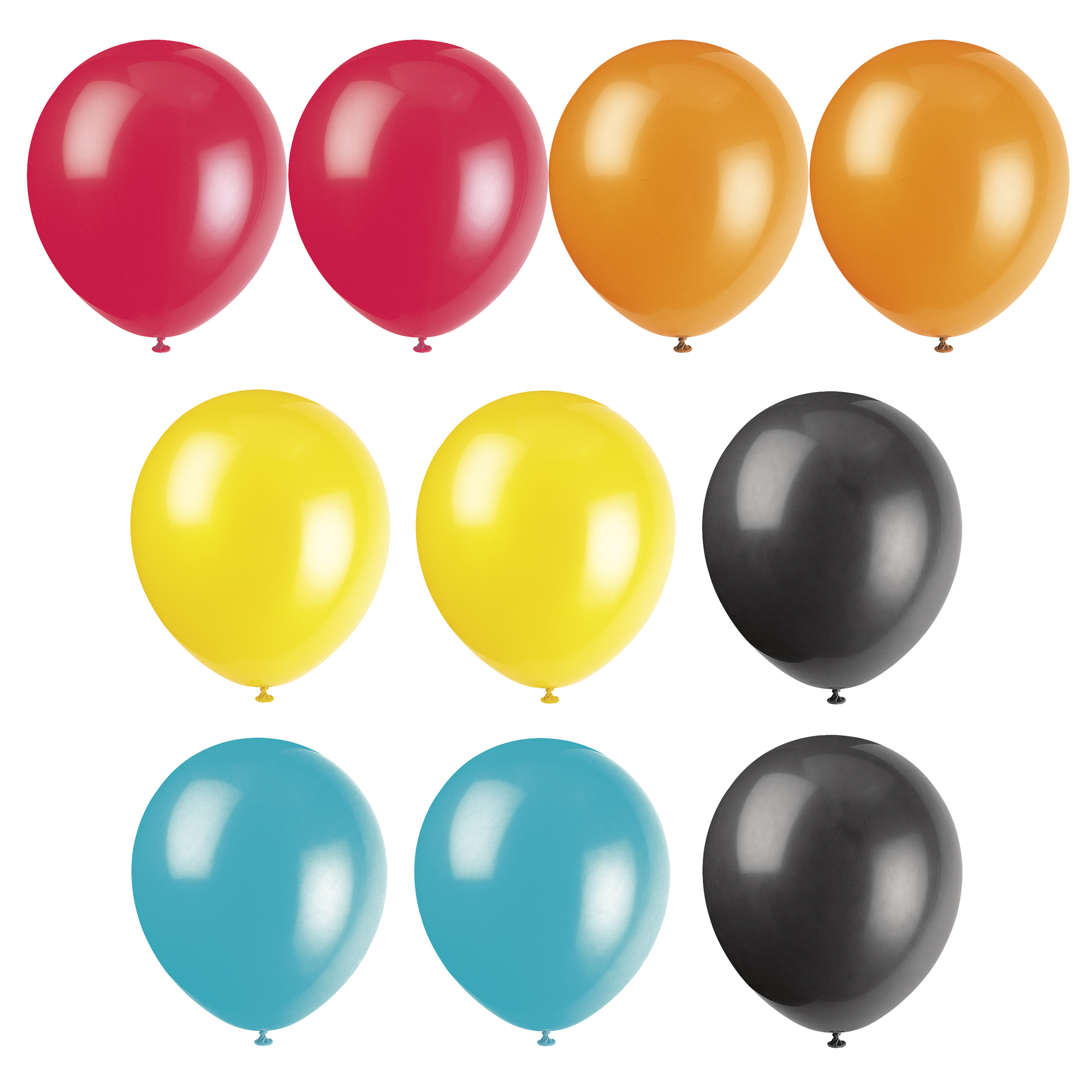 10-Count Party Balloons 12in