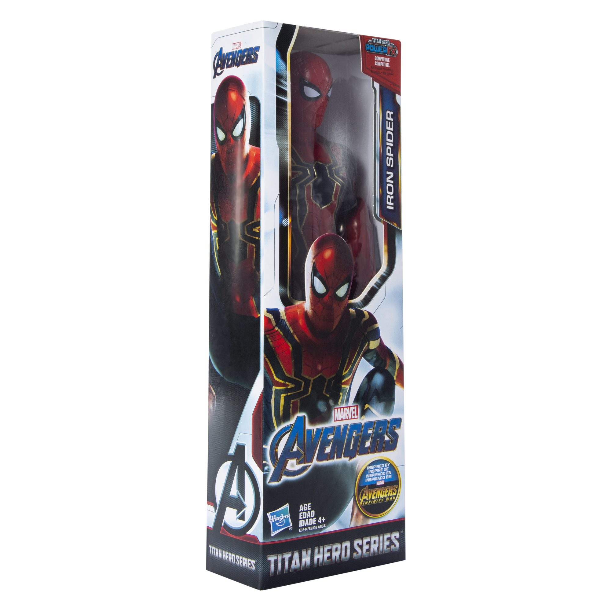 Marvel Titan Hero Series Iron Spider Action Figure 12in, Power Fx Port