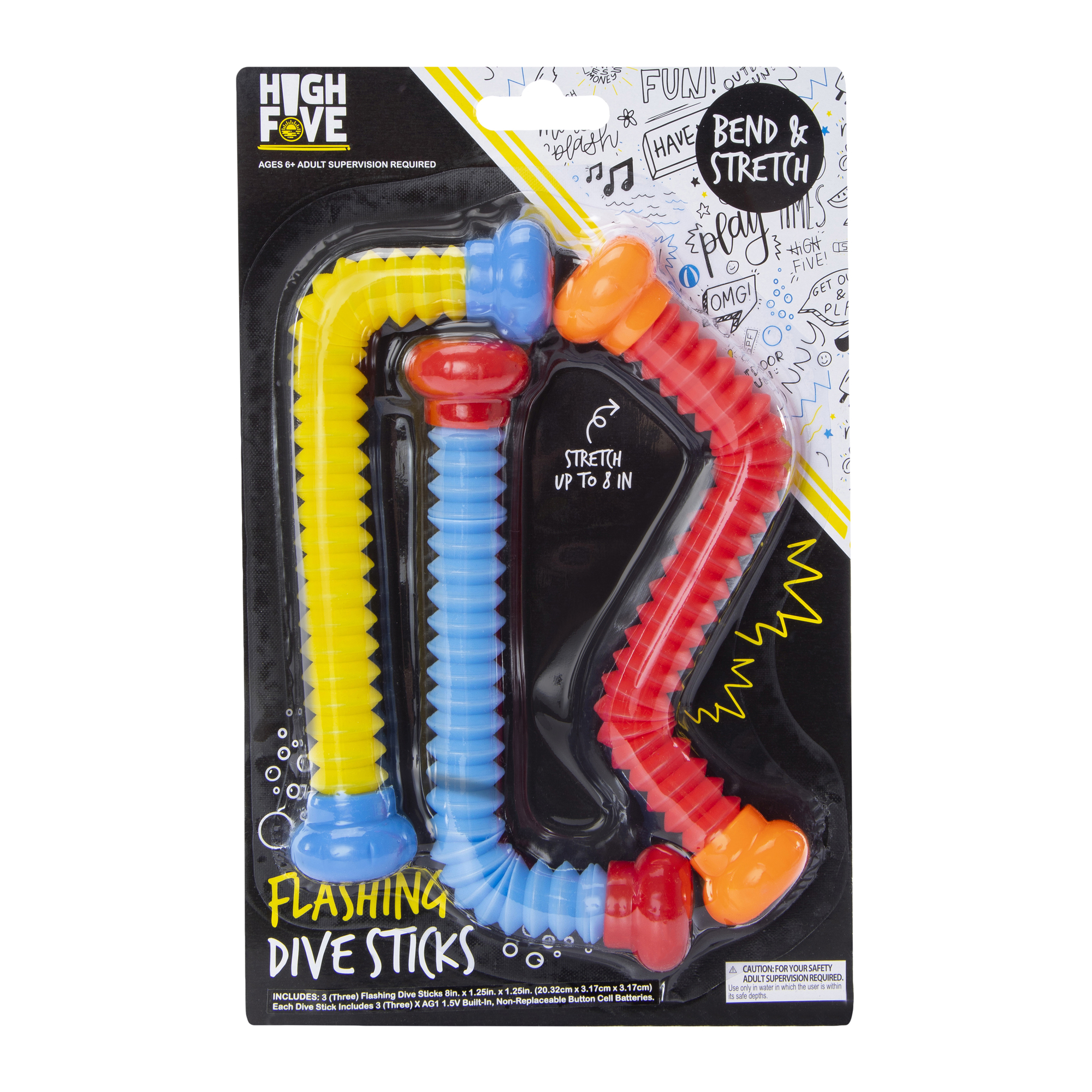 Flashing Bendable Dive Stick 8in