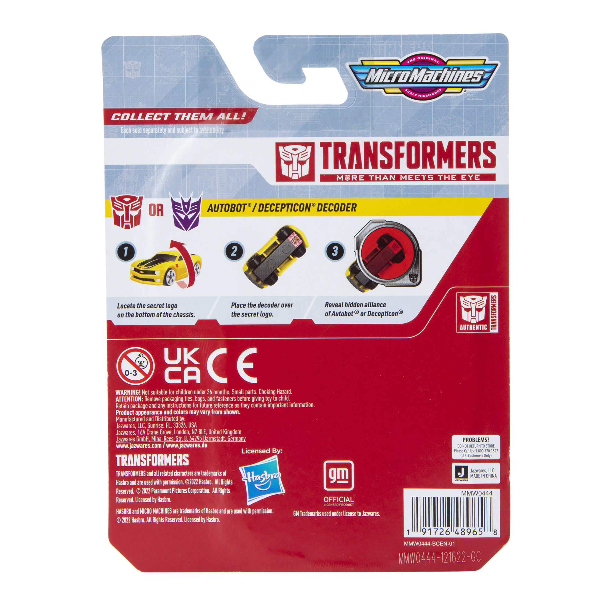 Micro Machines™ Transformers® 2-Pack Blind Bag