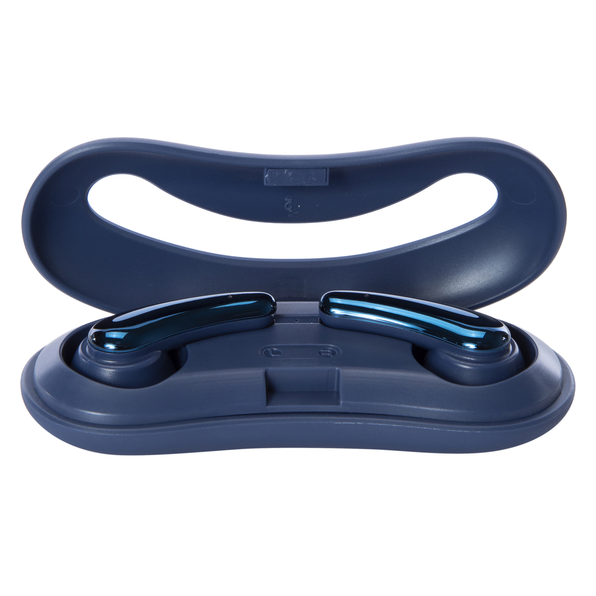 Slim True Wireless Bluetooth® Earbuds With Case & Mic - Navy Blue