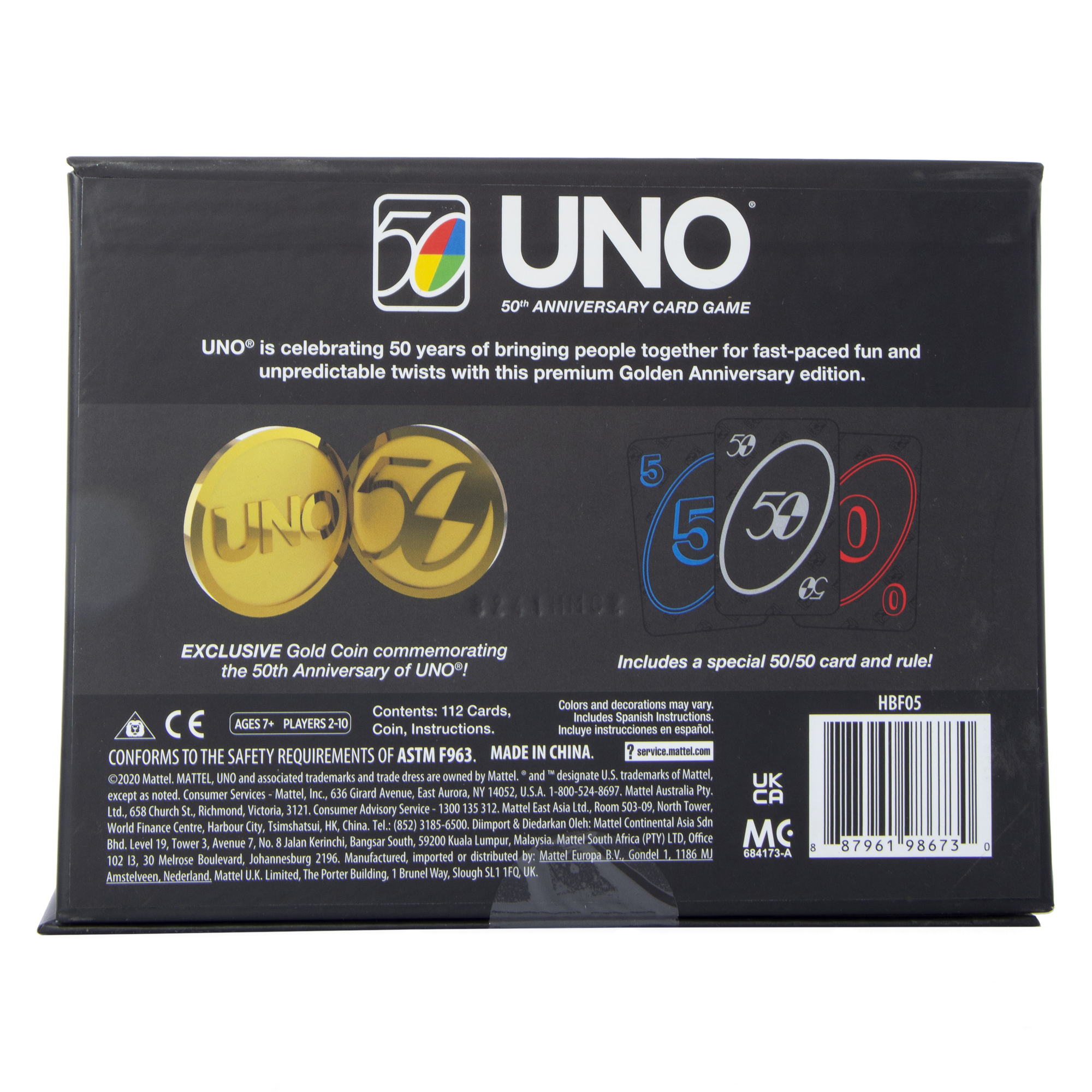 Uno® 50Th Anniversary Card Game