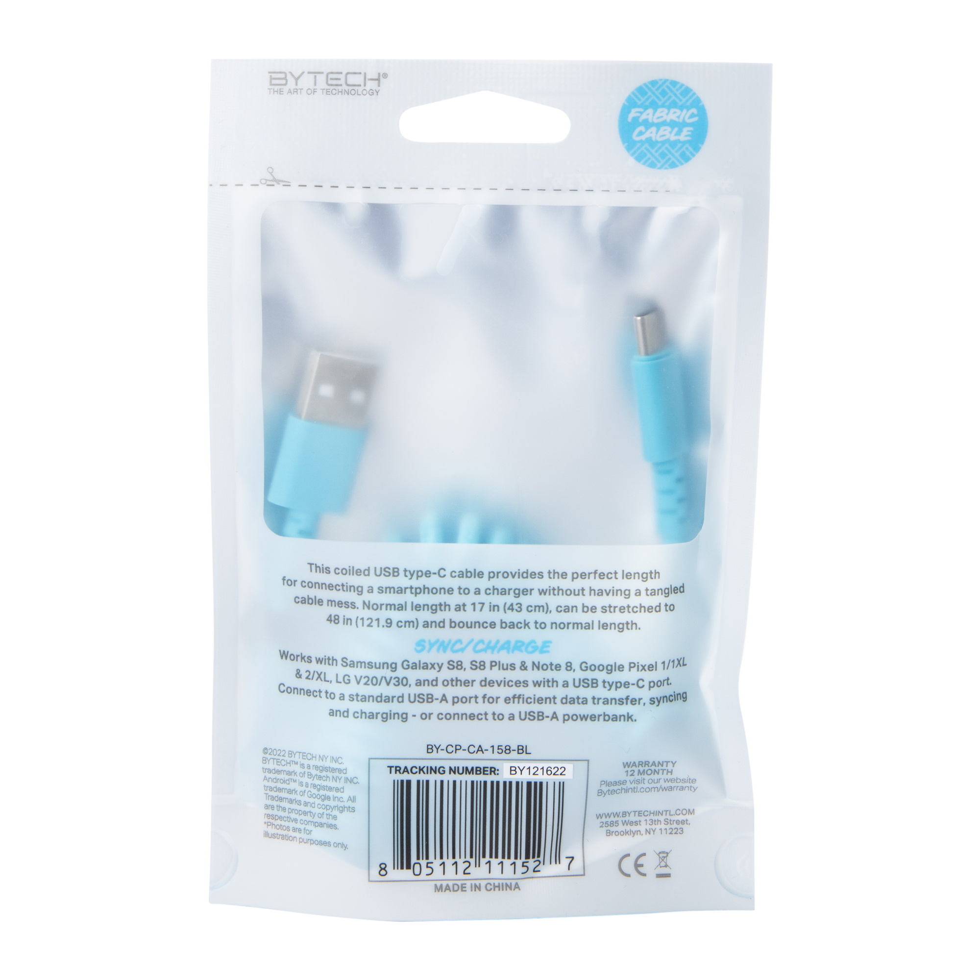 4ft USB-C Coil Cable
