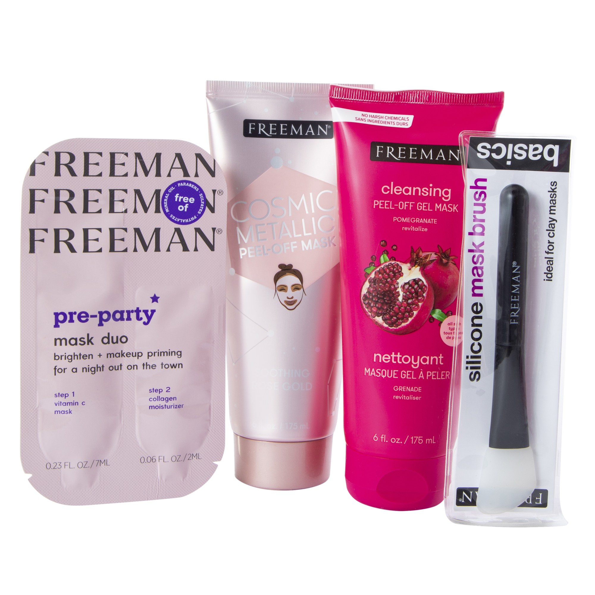 Freeman® Pink And Pretty Multi-Masking Kit 6 Fl.oz 4-Count