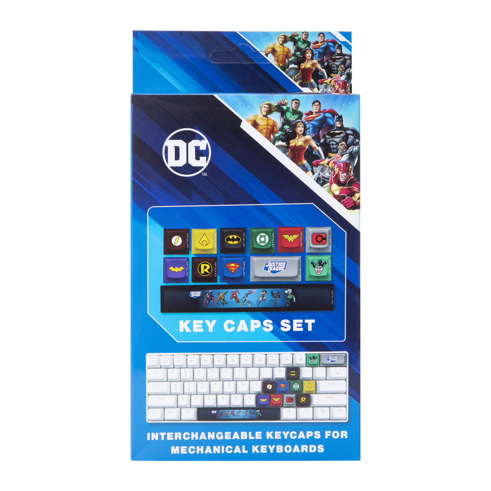 Dc Comics™ Keyboard Keycaps 12-Count