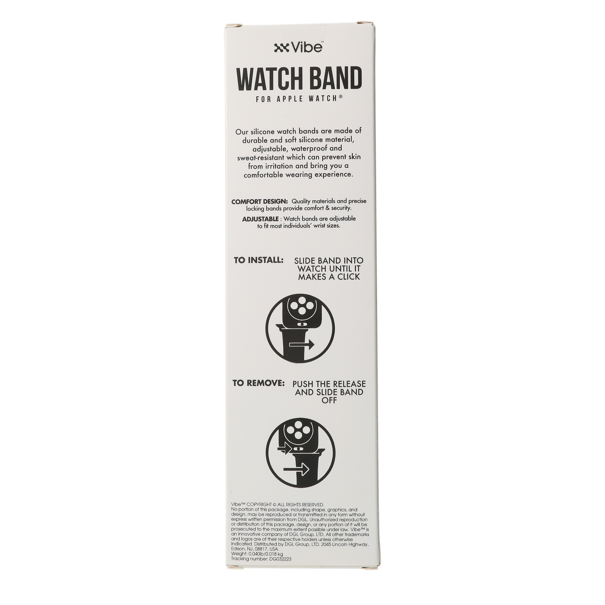 Silicone Watchband For Apple Watch® 38/40/41Mm