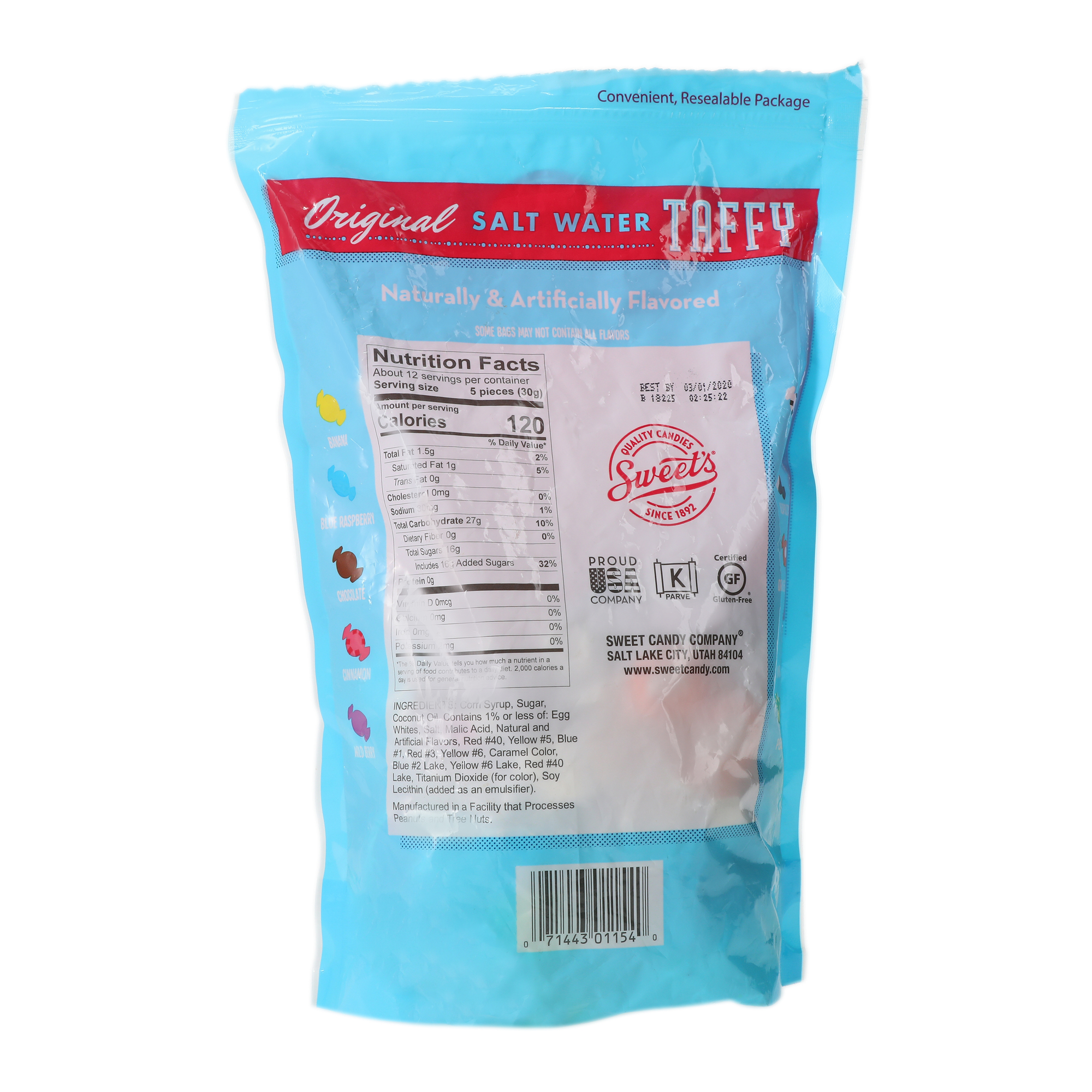 Sweet's® Original Salt Water Taffy 13oz