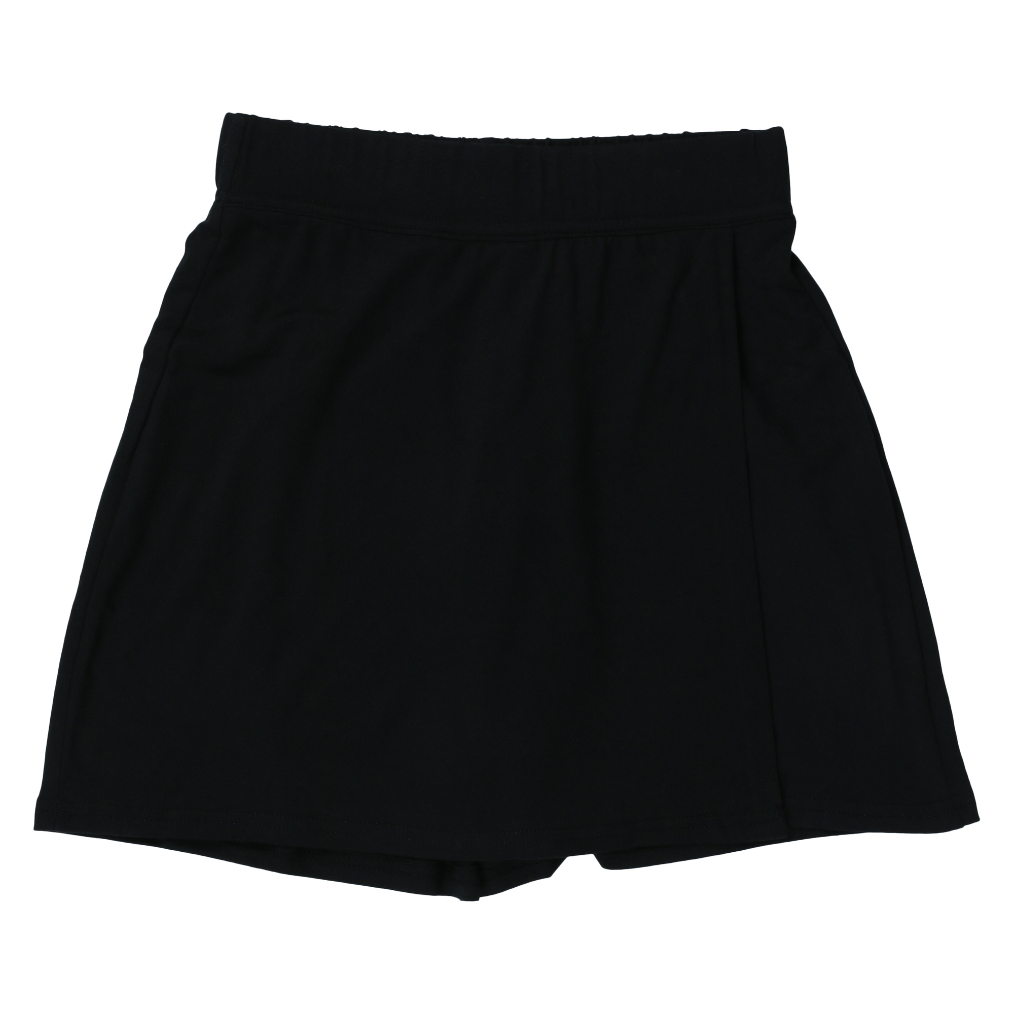 Black Wrap Skort