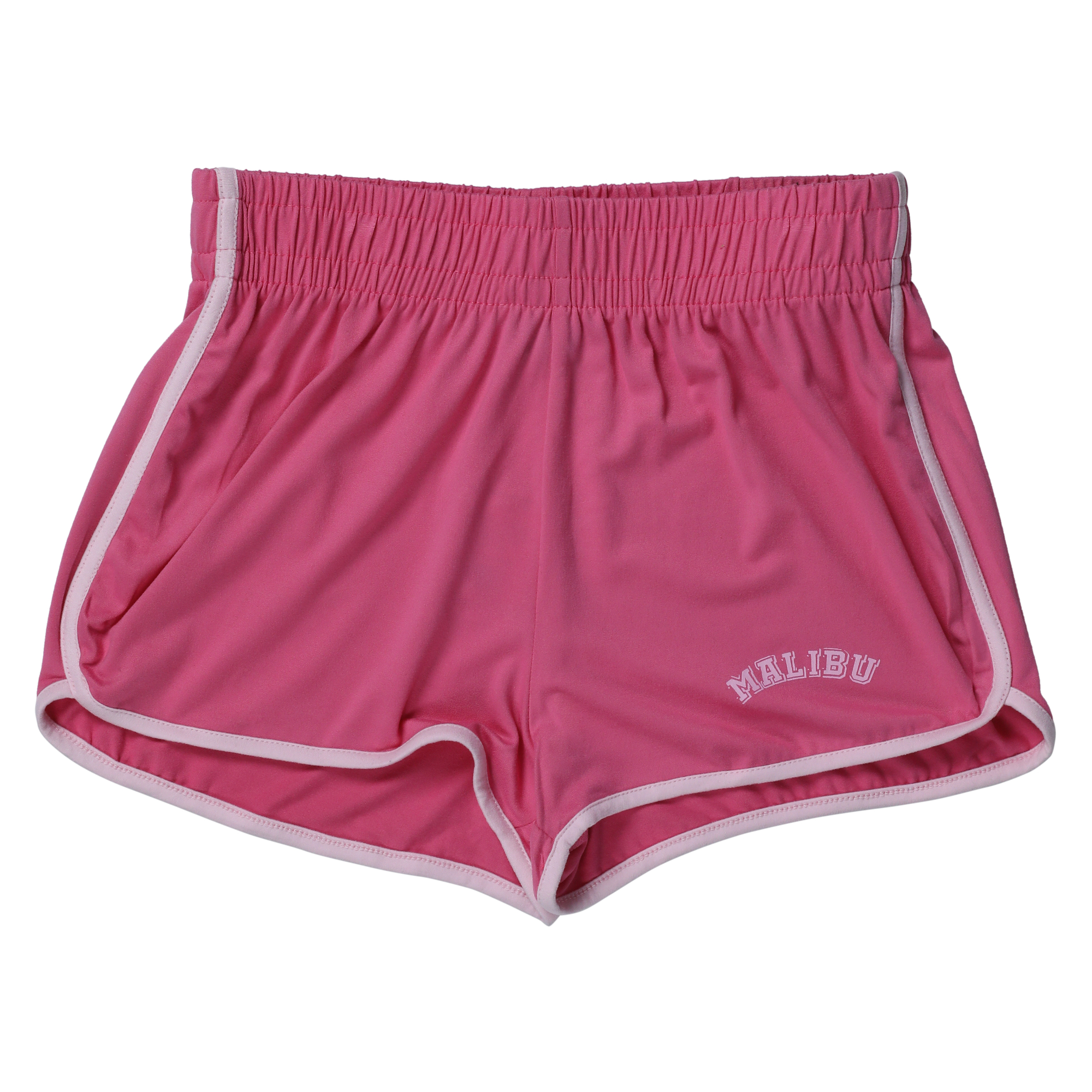 Pink 'Malibu' Graphic Dolphin Shorts