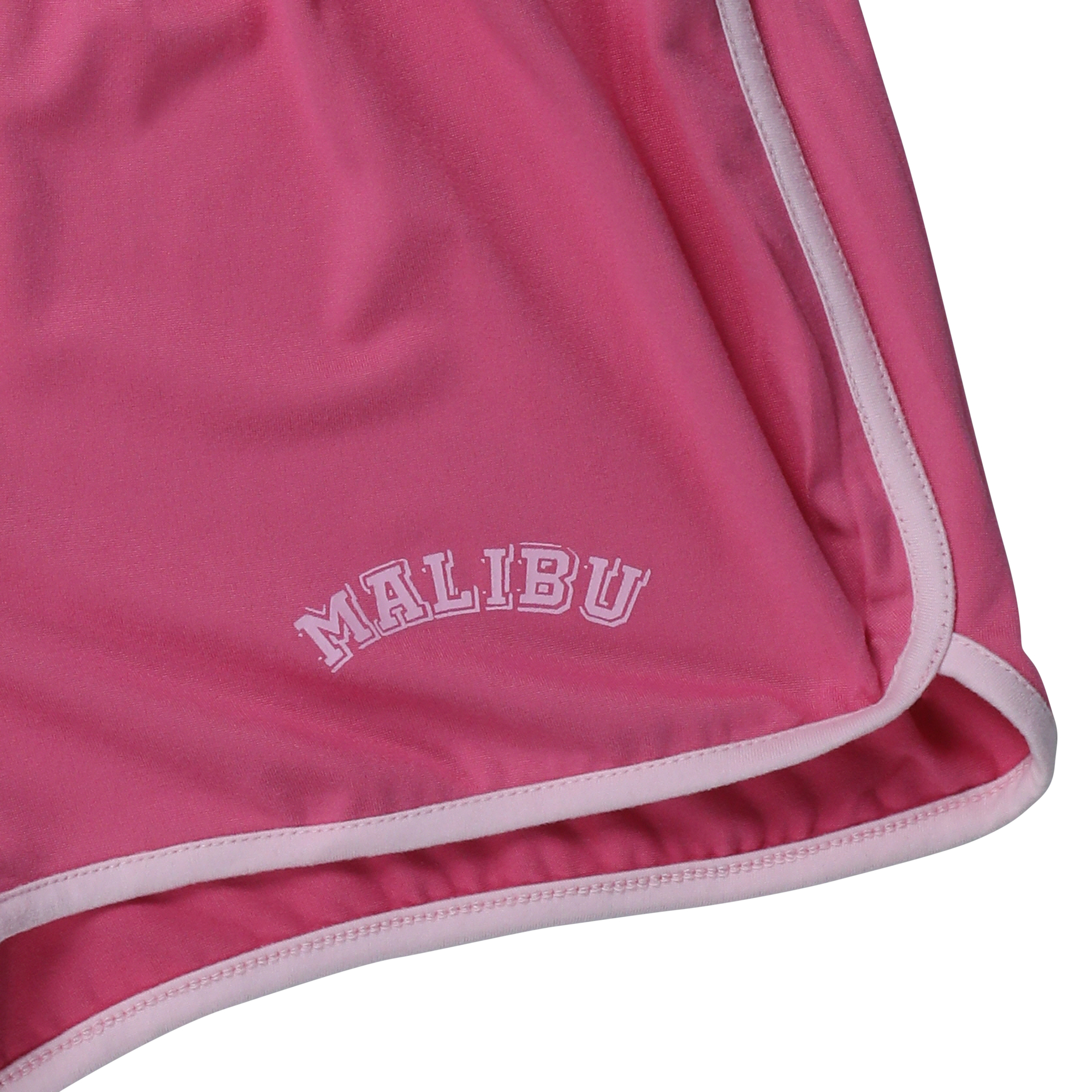 Pink 'Malibu' Graphic Dolphin Shorts