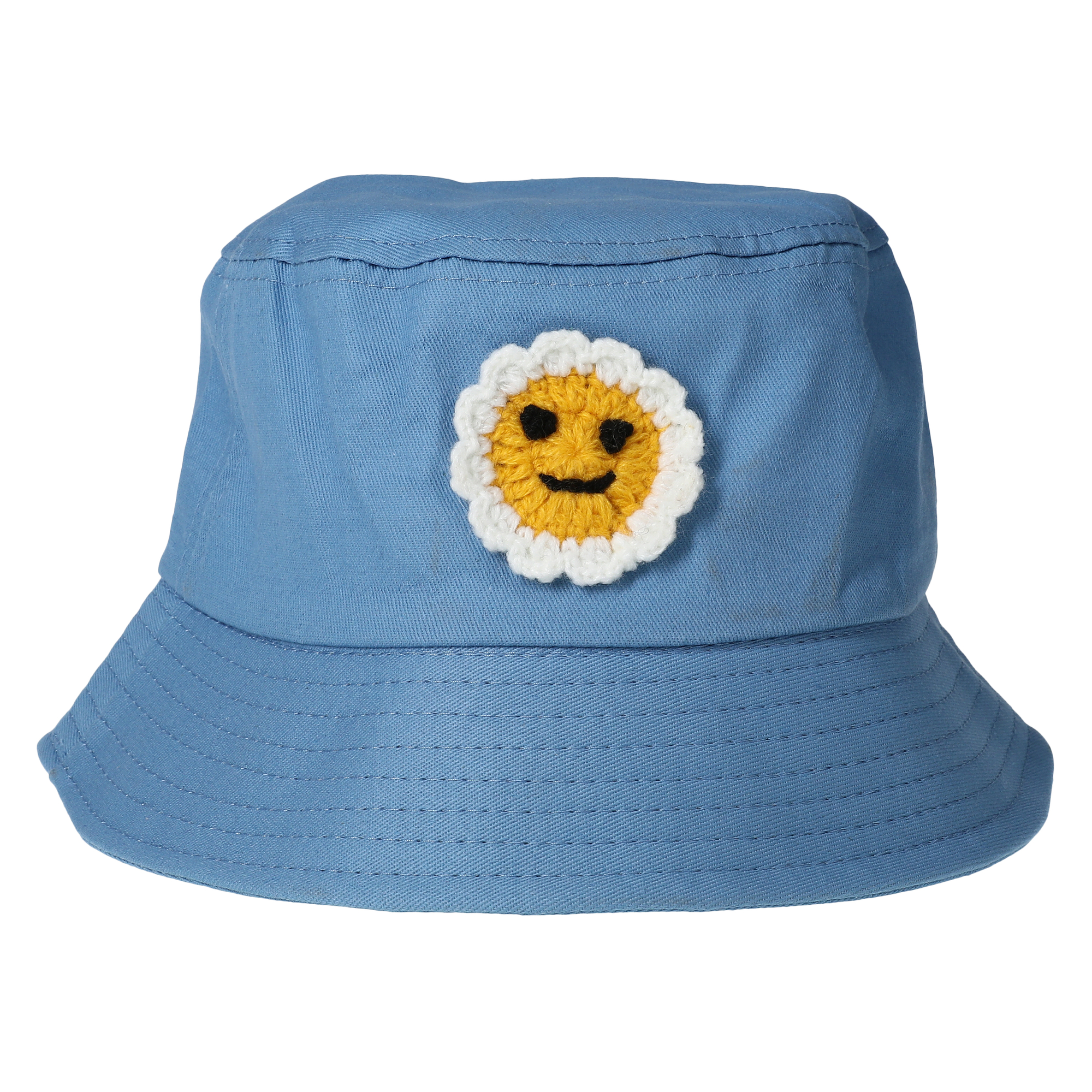 Crochet Icon Patch Bucket Hat