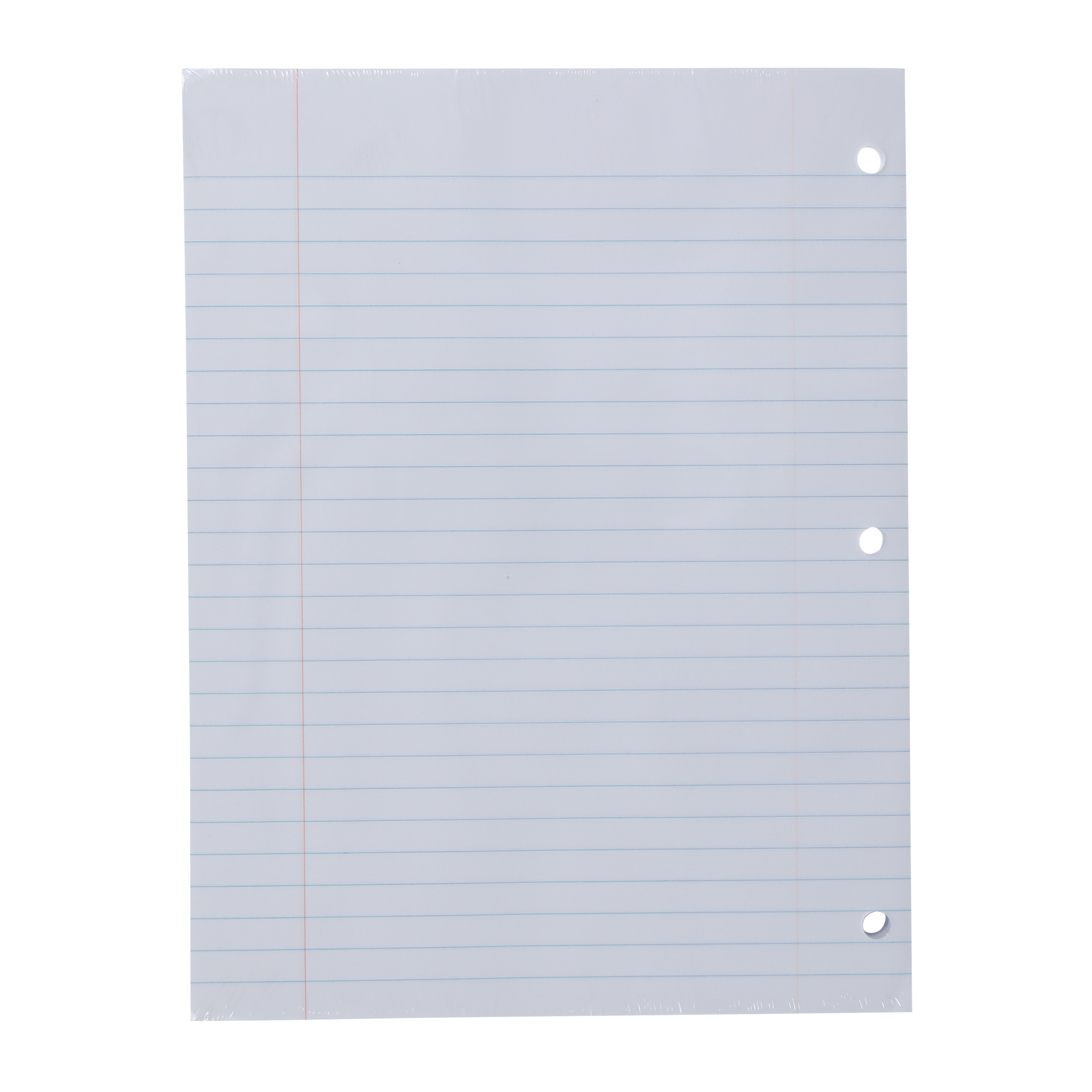 Wide Ruled Filler Paper With 3-Hole Punch, 125 Sheets