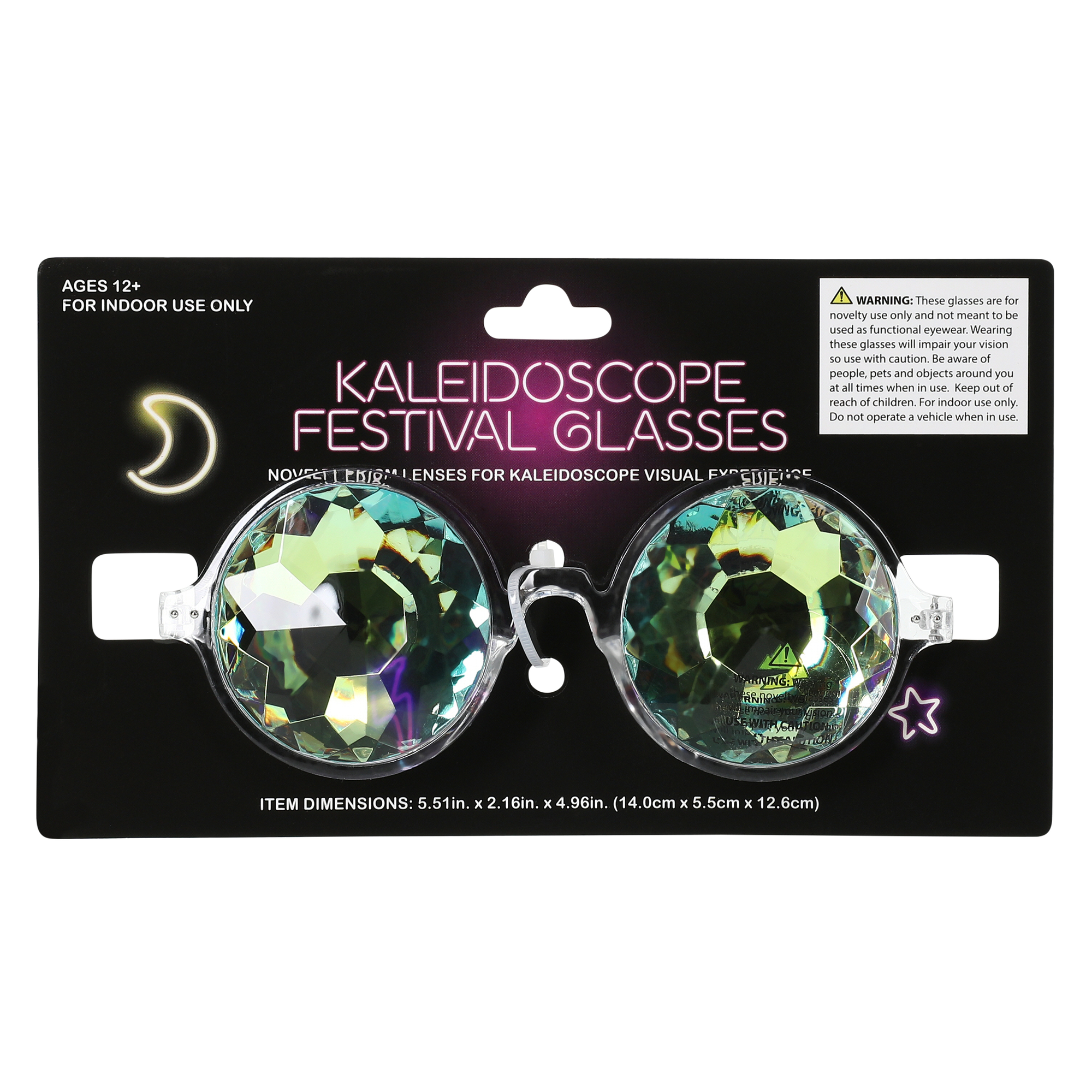 Kaleidoscope Festival Glasses