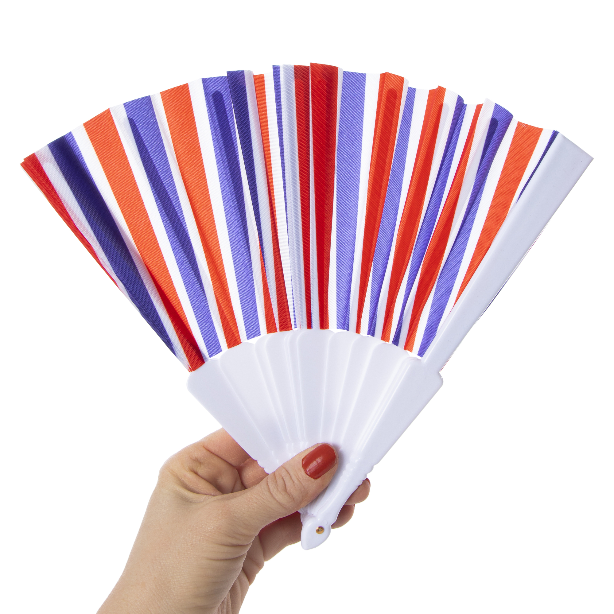 Foldable Hand-Held Festival Fan - Americana