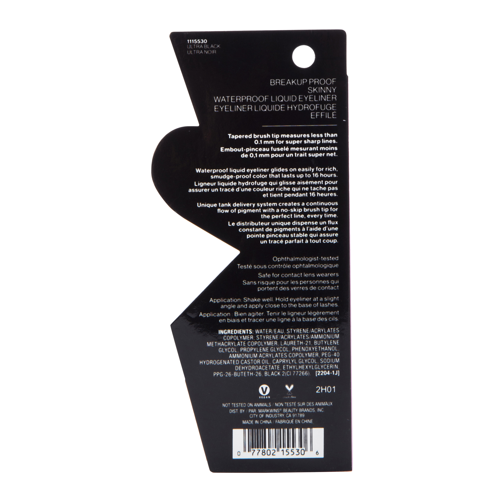 Wet N Wild® Skinny Waterproof Liquid Eyeliner - Ultra Black