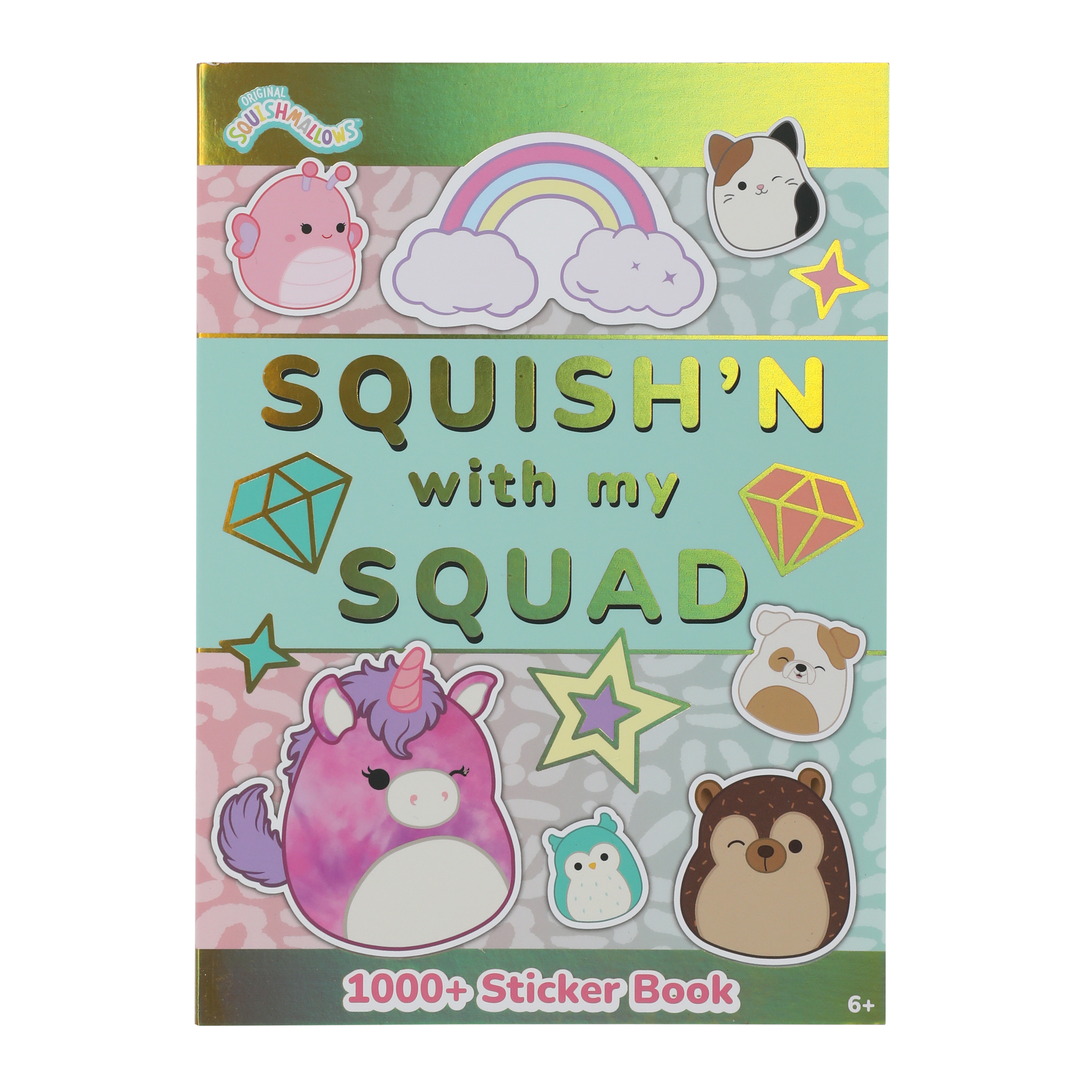 Squish'N With My Squad Squishmallows™ Sticker Book 1000+ Stickers