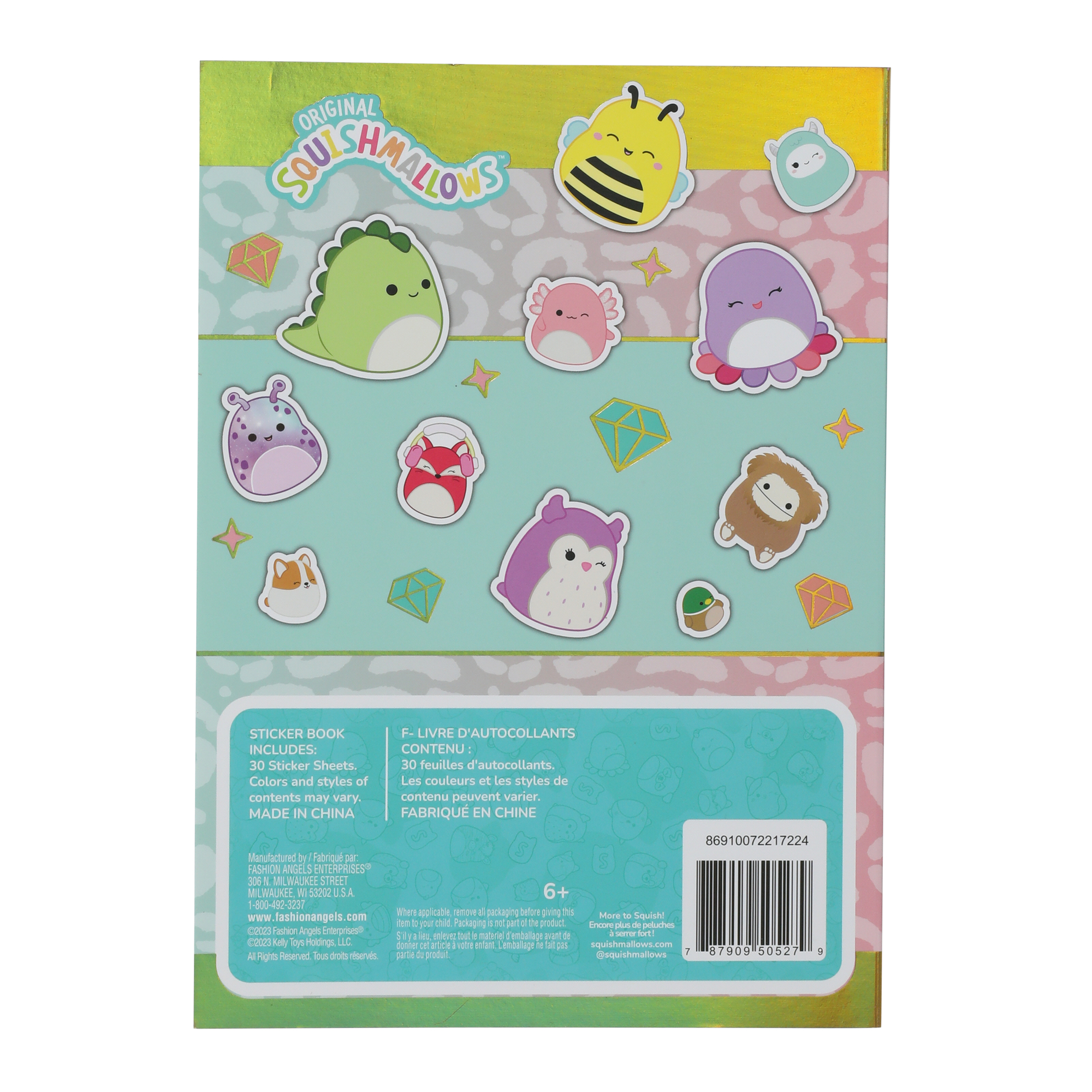 Squish'N With My Squad Squishmallows™ Sticker Book 1000+ Stickers