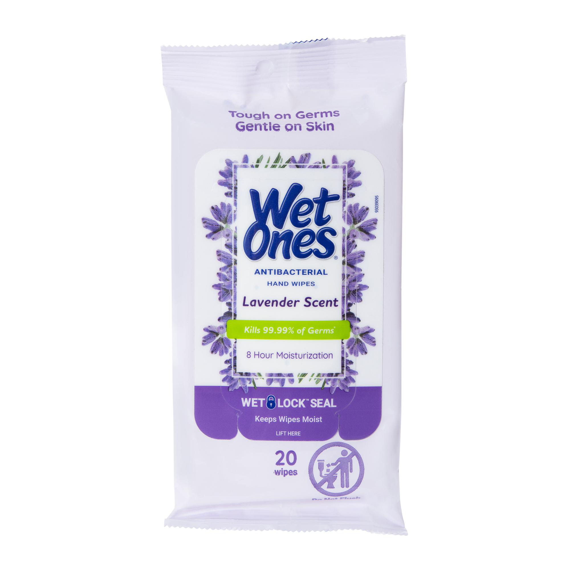 Wet Ones® Lavender Scent Antibacterial Hand Wipes 20-Count