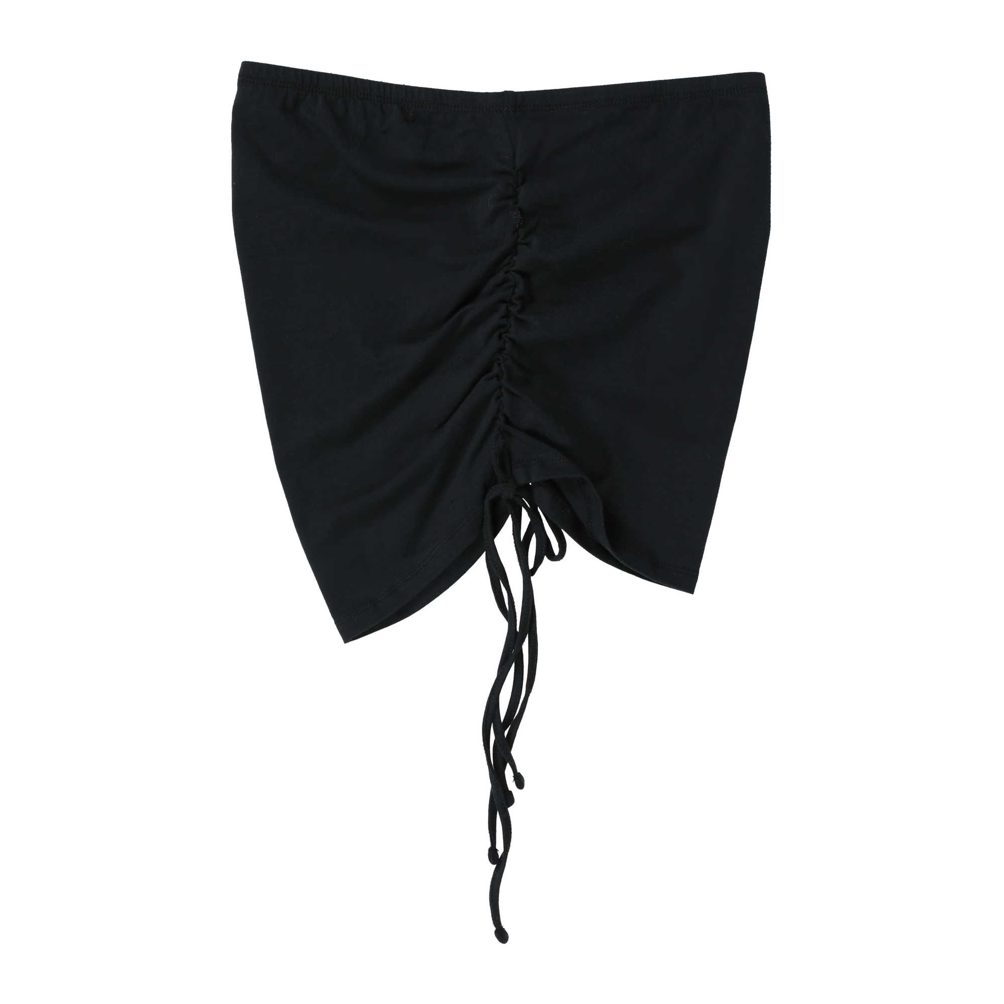 Ruched Side-Tie Tube Top