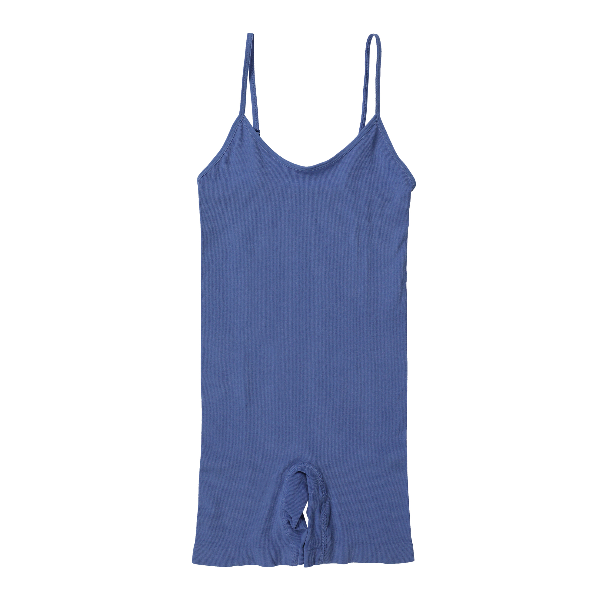 Juniors Blue Seamless Romper