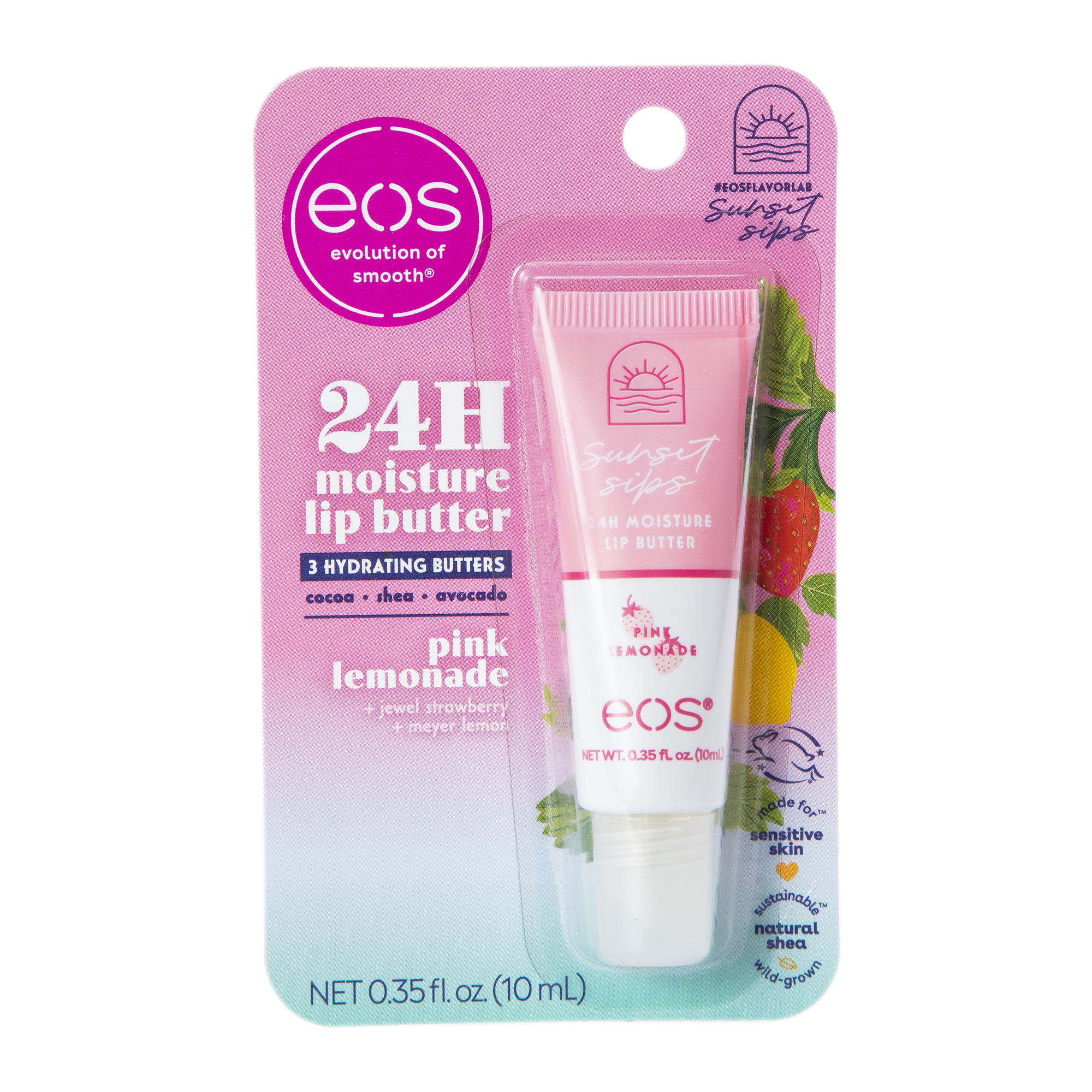 Eos® 24 Hour Moisturize Lip Balm 0.35 Fl.oz – Pink Lemonade