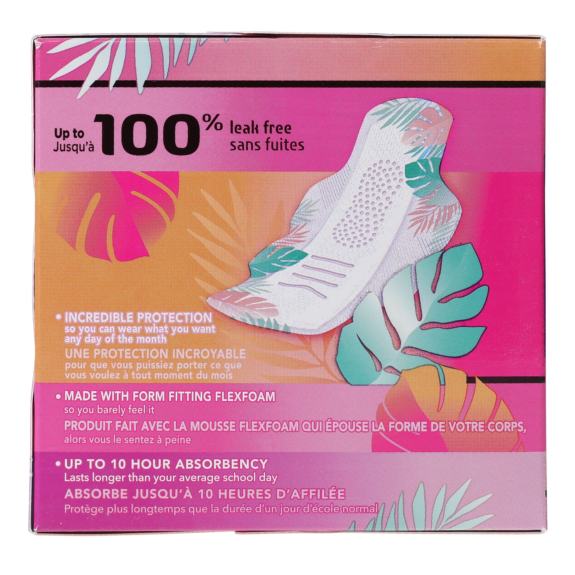 Always® Teen™ Radiant With Flex Foam™ Size 1 Regular Pads 14-Count