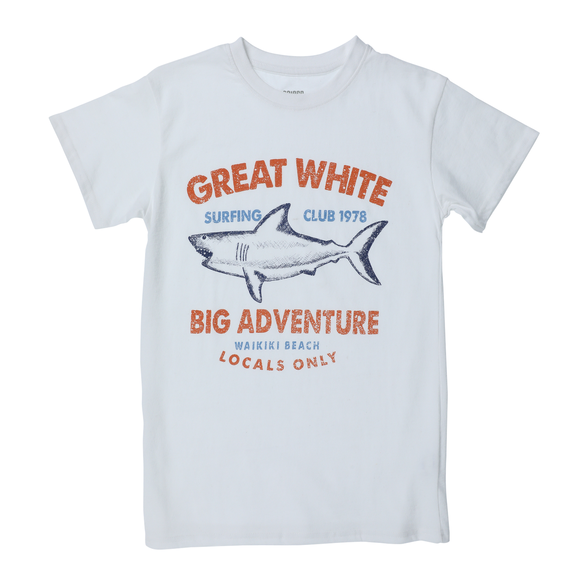 Great White Shark Surfing Club' Graphic Tee