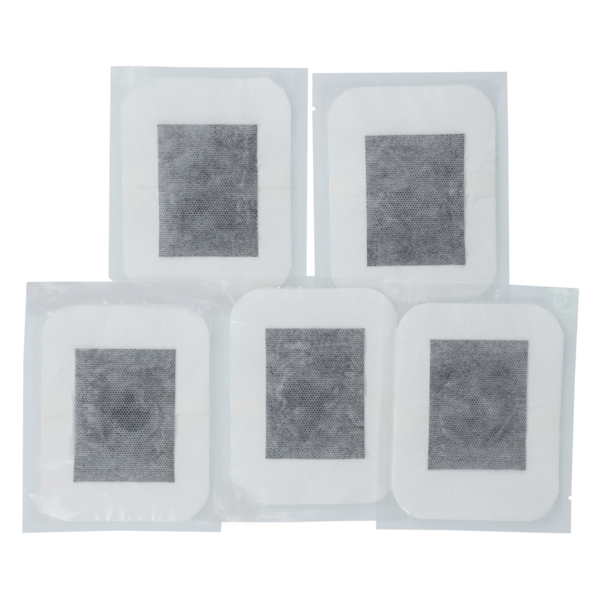 Charcoal-infused Detoxifying Scented Foot Pads, 5 Pairs