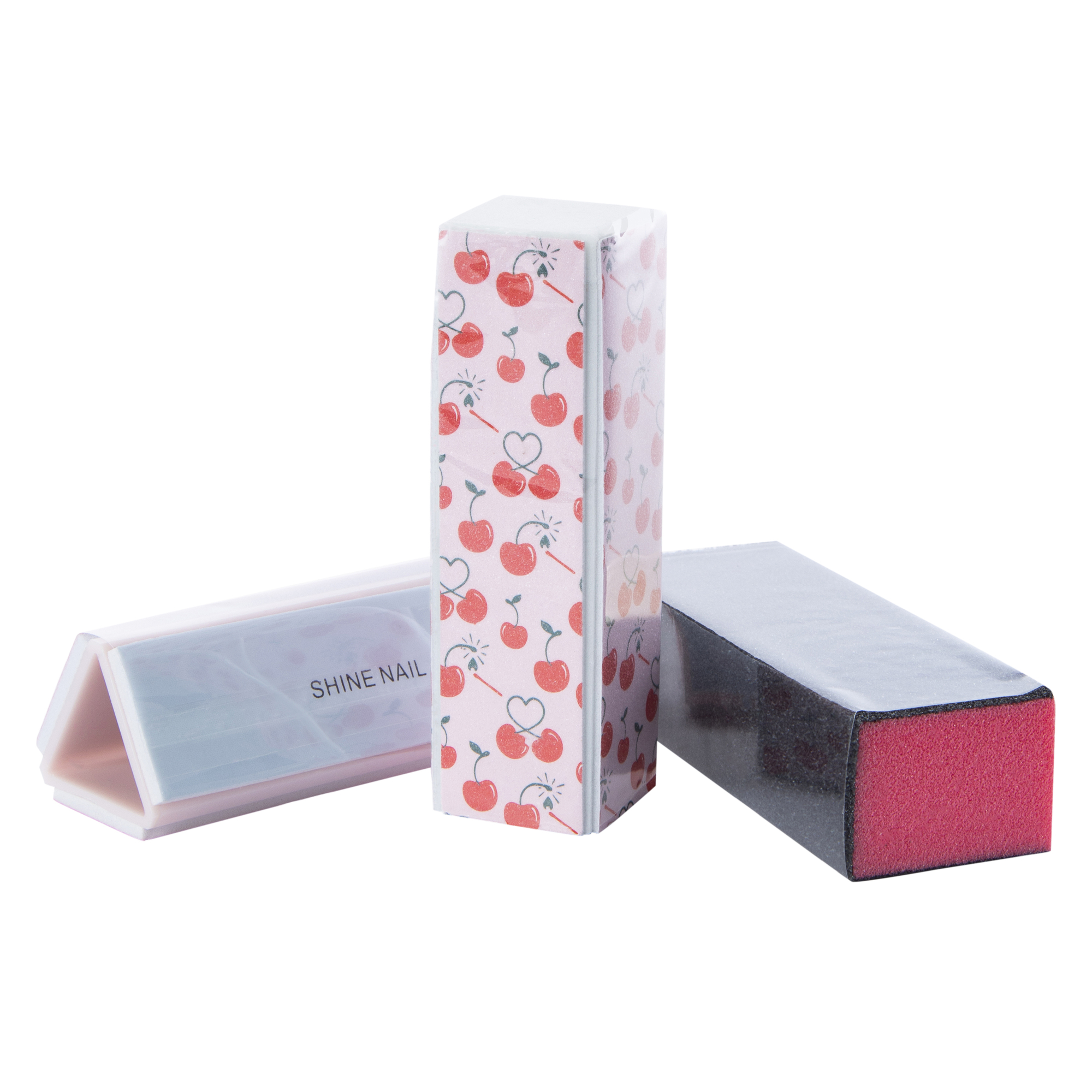 3-Piece Blocks & Buffers Nail Care Set - Cherries