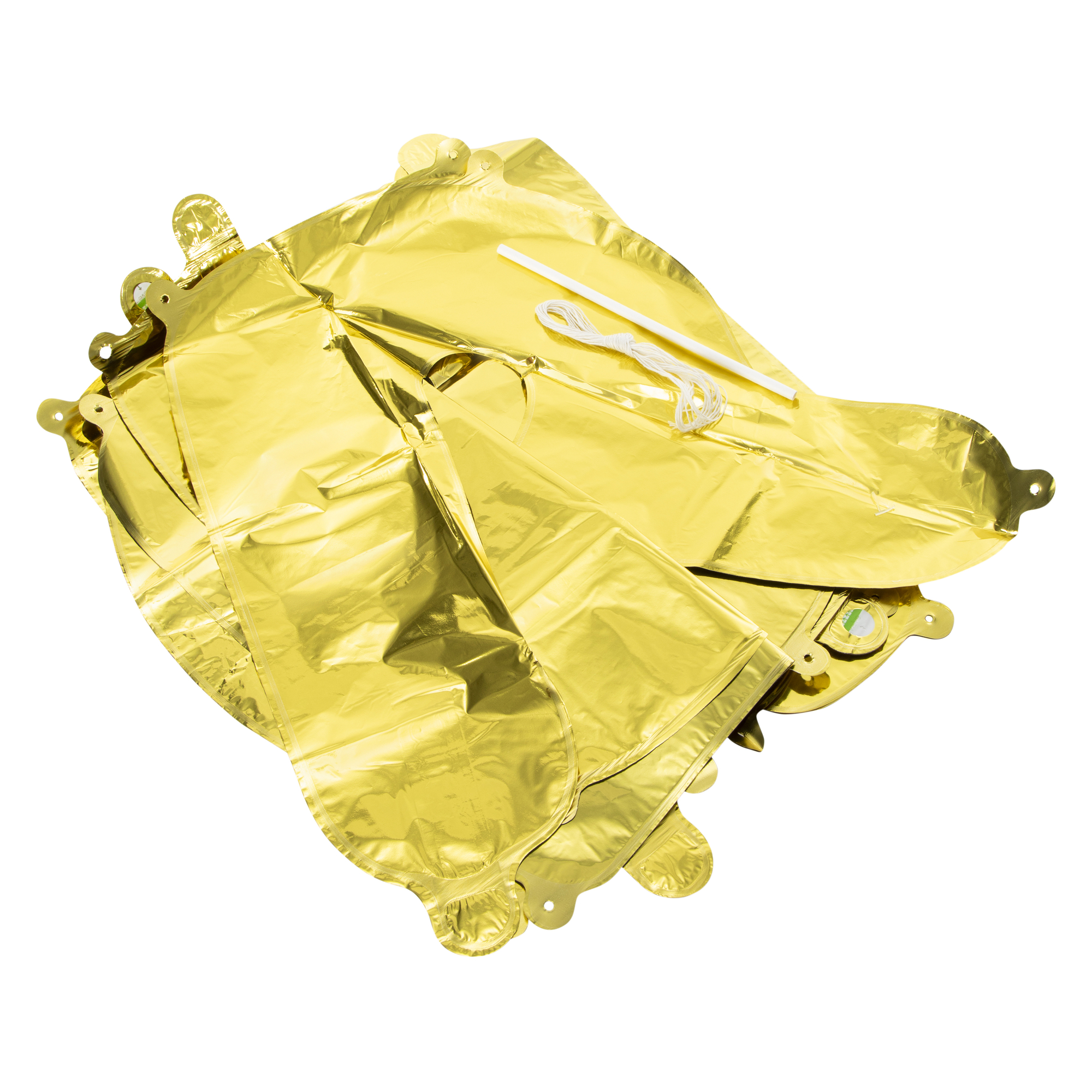 Gold Mylar 'Happy Birthday' Balloon Garland