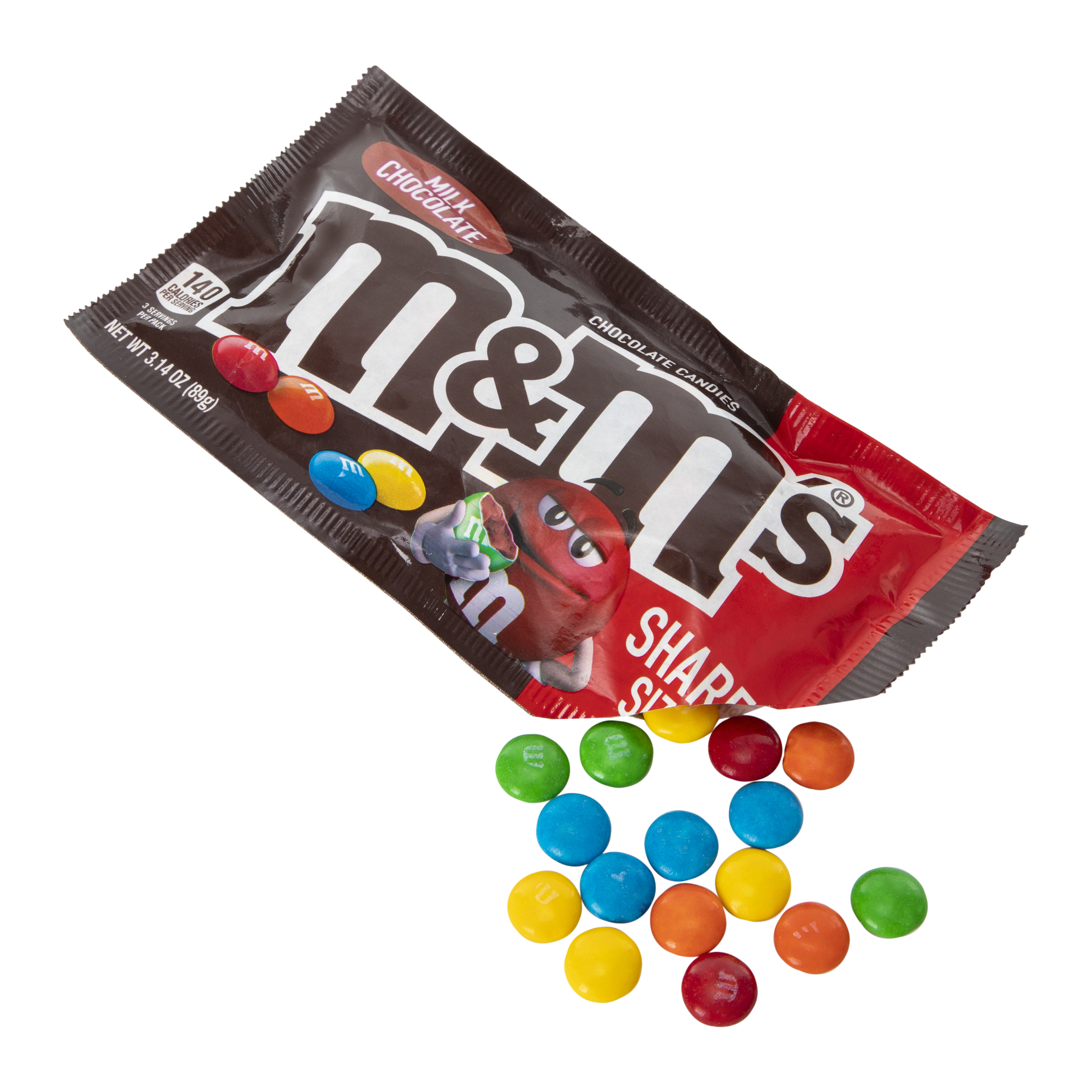 M&M's® Milk Chocolate Candies Share Size® Bag 3.14oz
