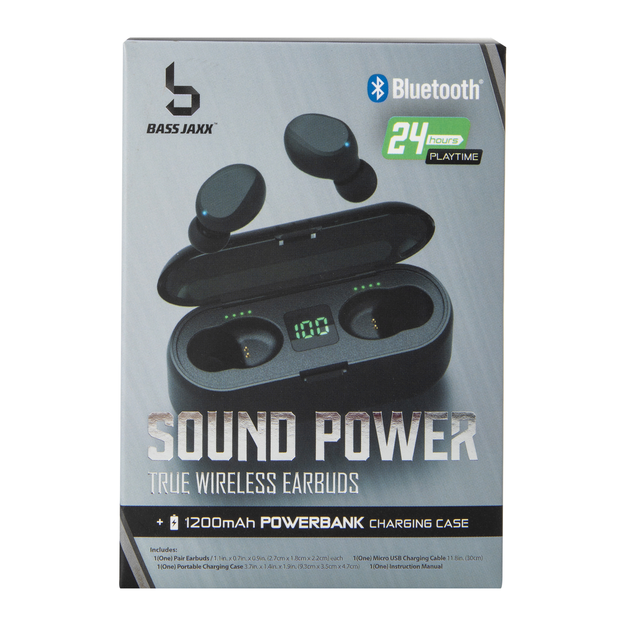 Sound Power Bluetooth® Earbuds With Microphone