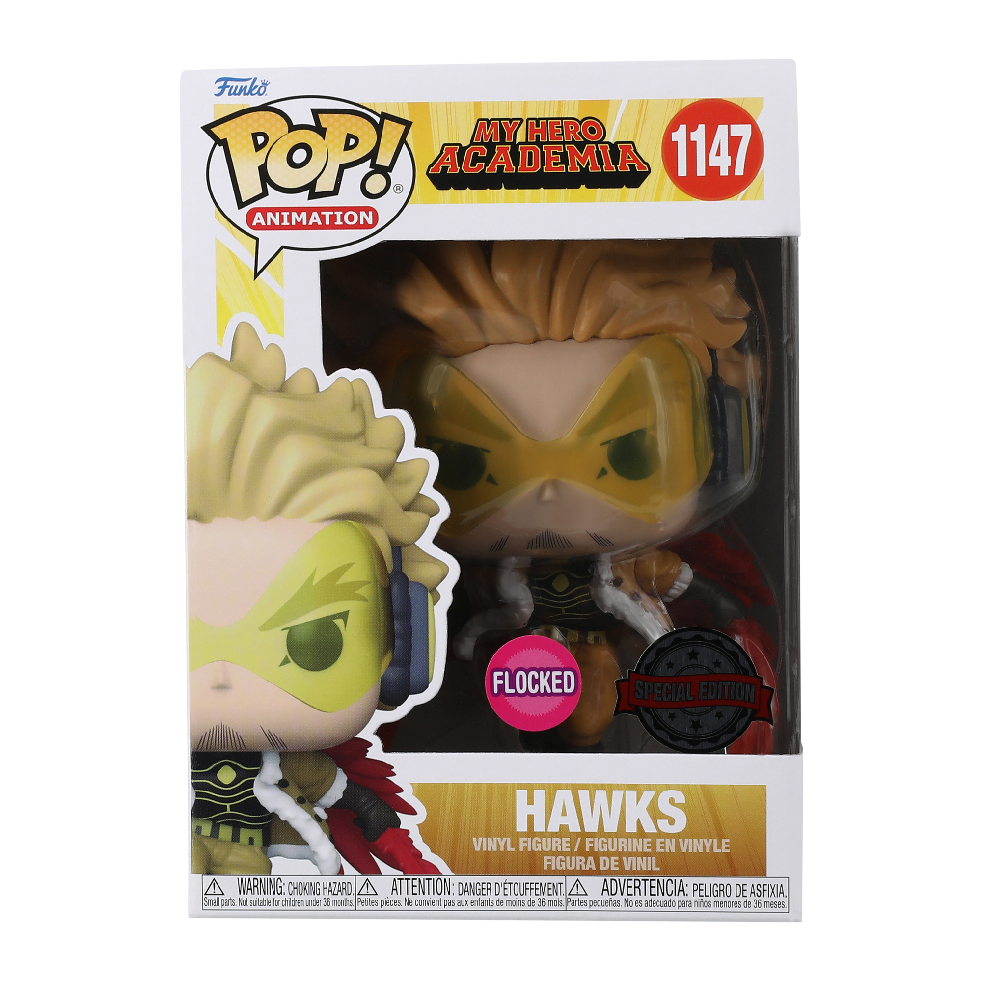 Funko Pop! My Hero Academia Hawks Flocked Vinyl Figure