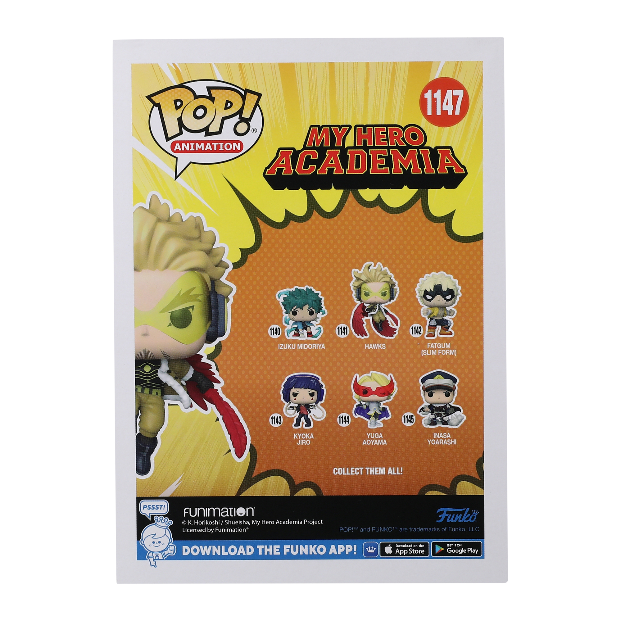 Funko Pop! My Hero Academia Hawks Flocked Vinyl Figure