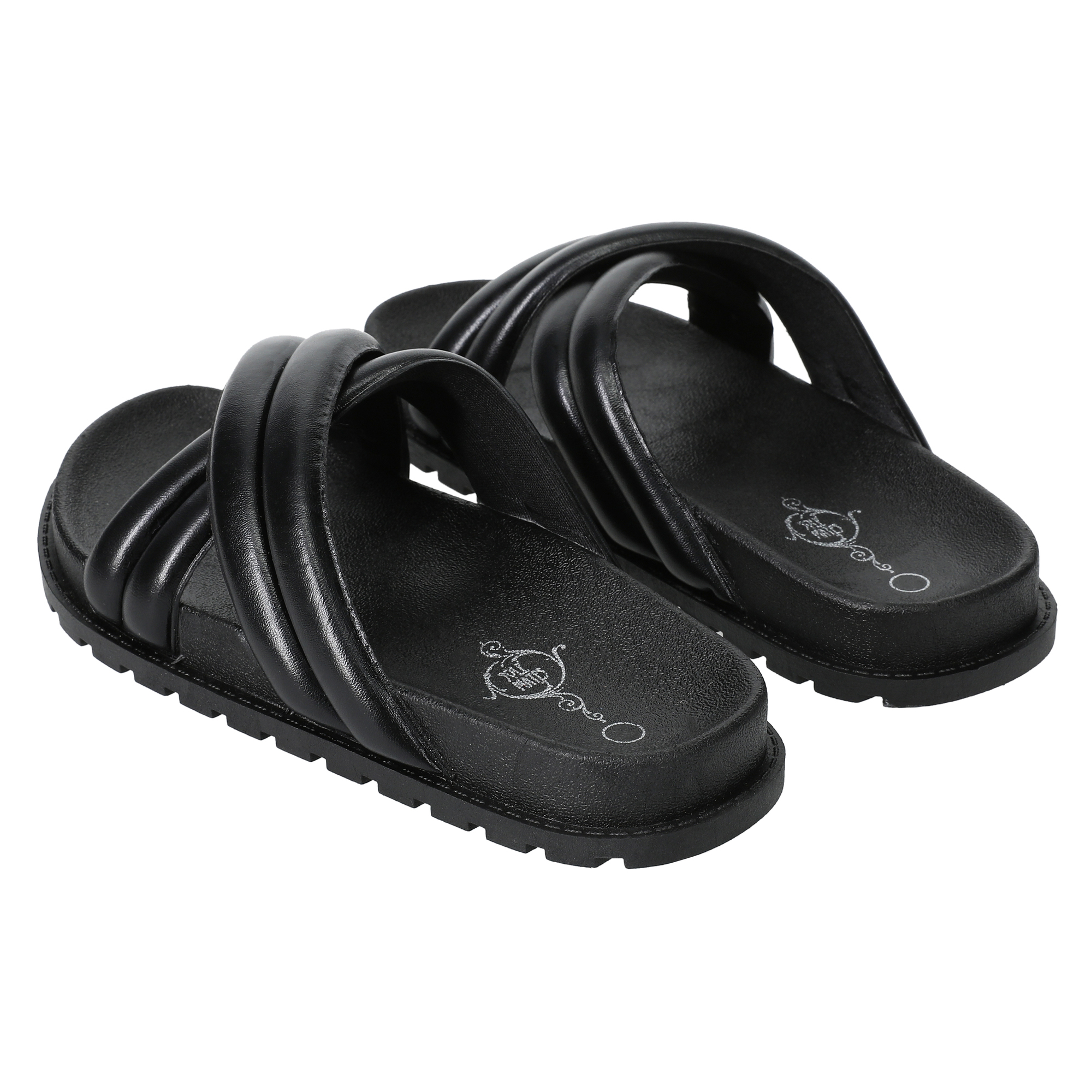 Ladies Black X-Band Sandals
