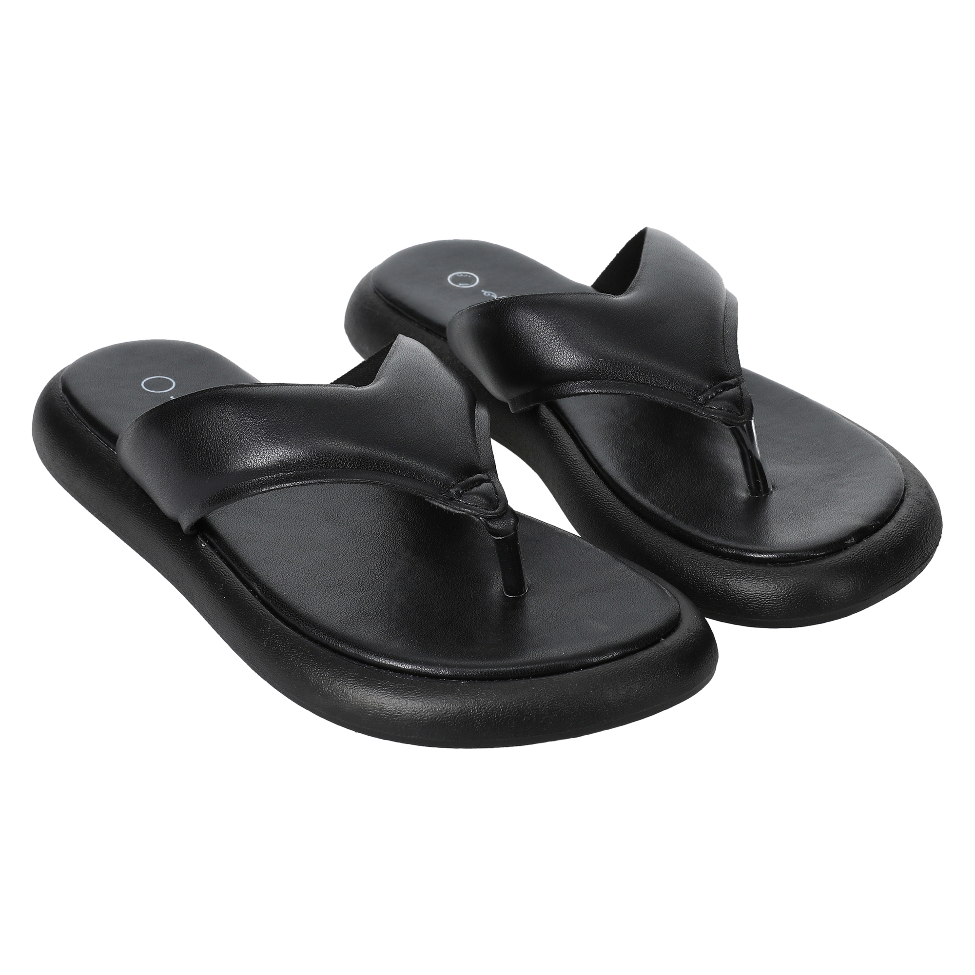Ladies Vegan Leather Flip Flops