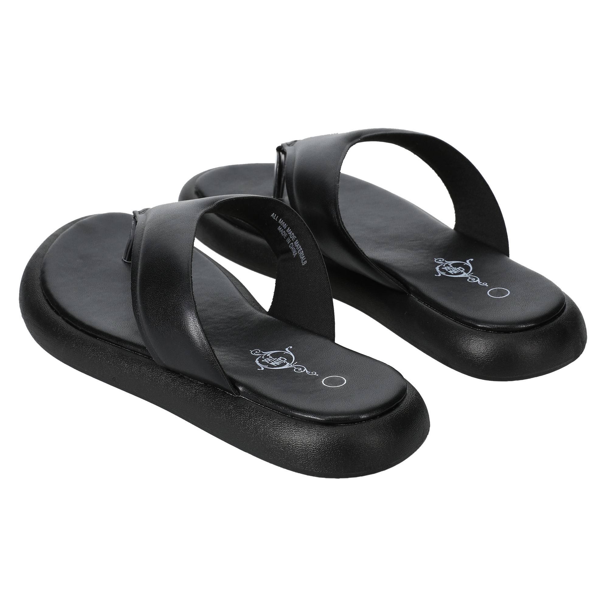 Ladies Vegan Leather Flip Flops