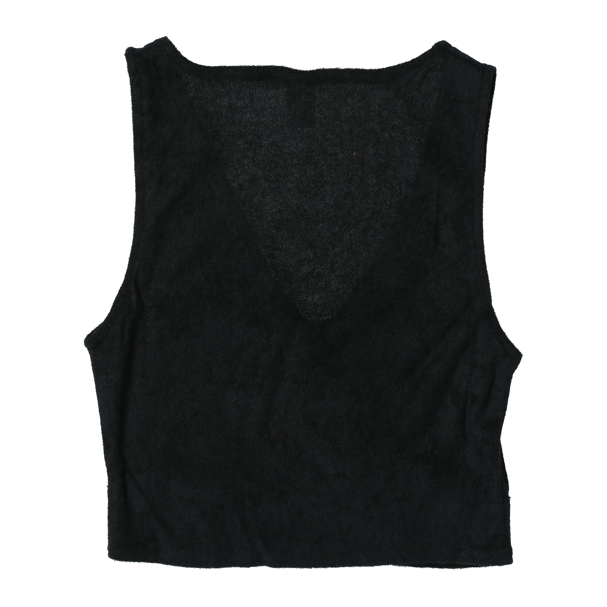 Terrycloth V-Neck Tank Top