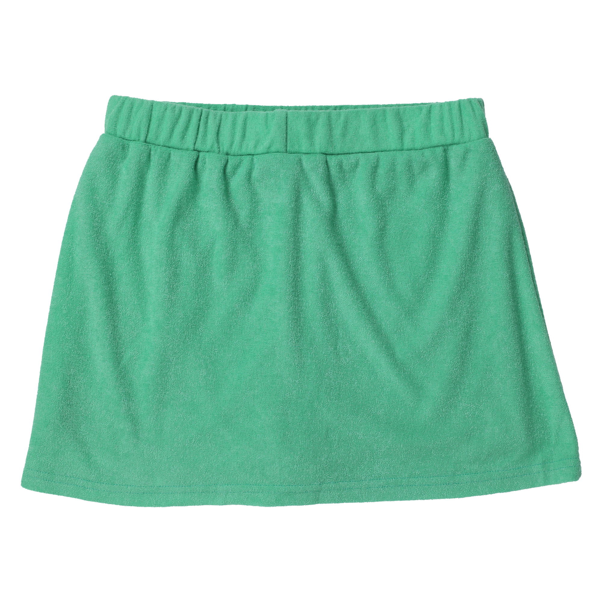 Green Terrycloth Skort