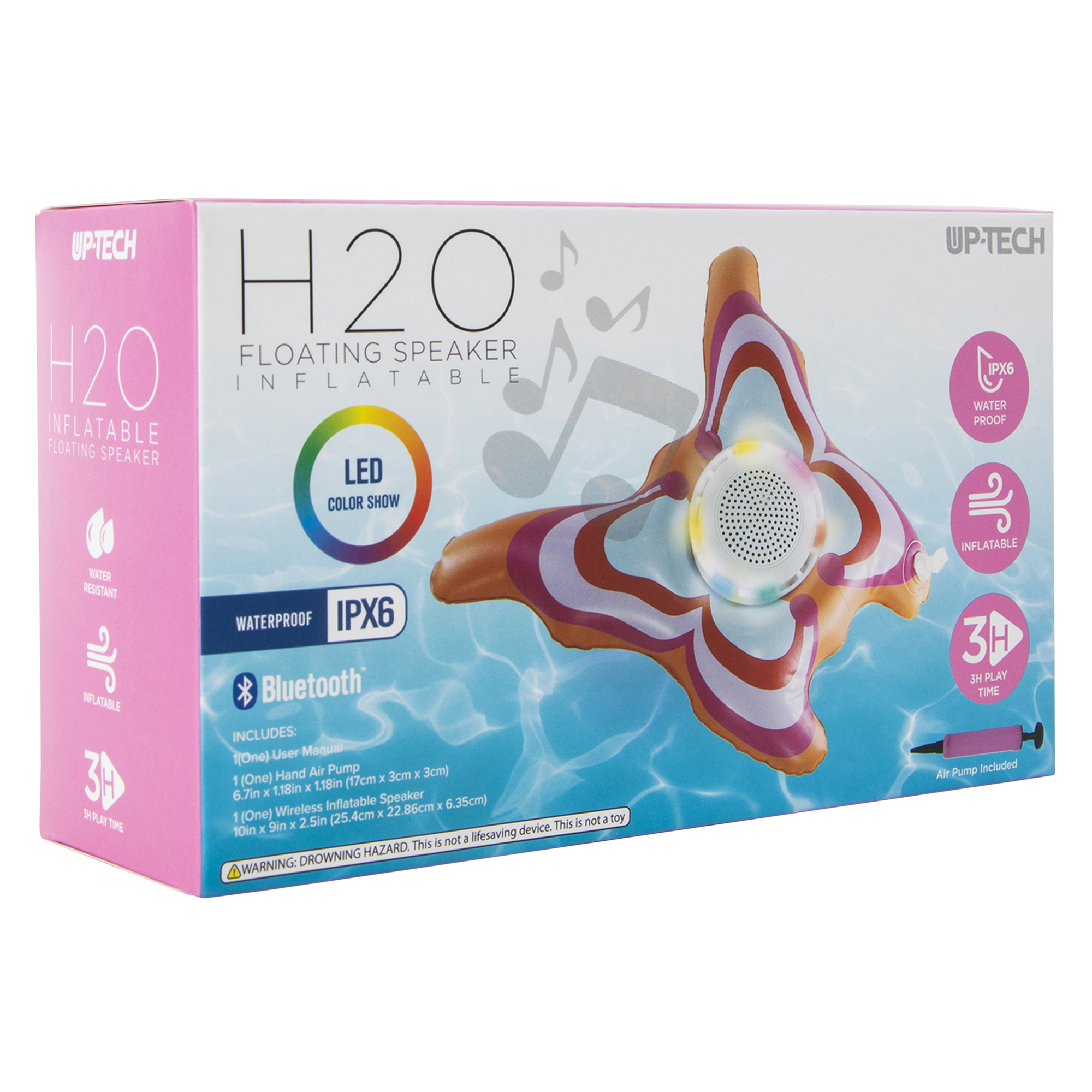 LED Floating inflatable Bluetooth® Speaker