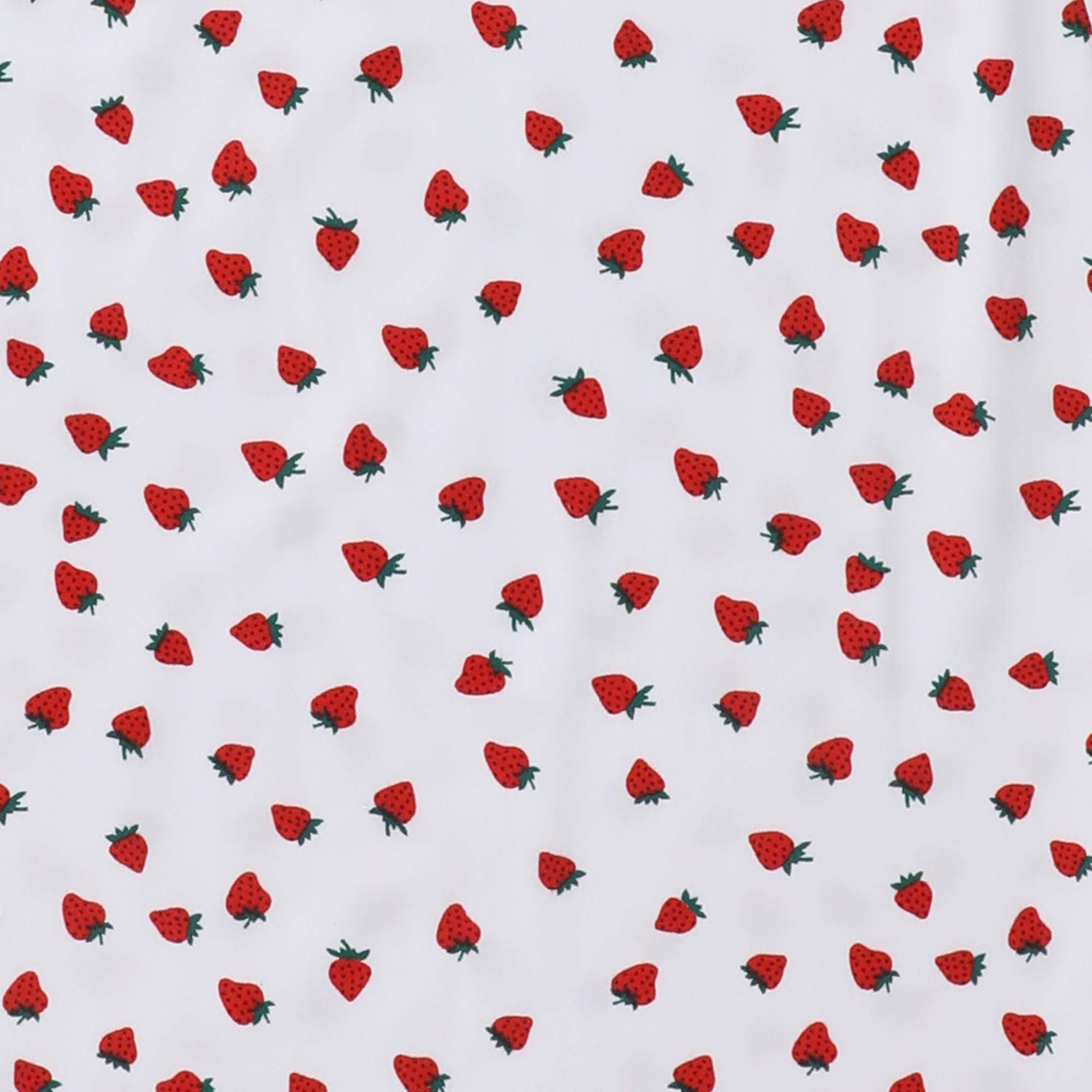 Juniors Strawberry Print Lace Trim Dress