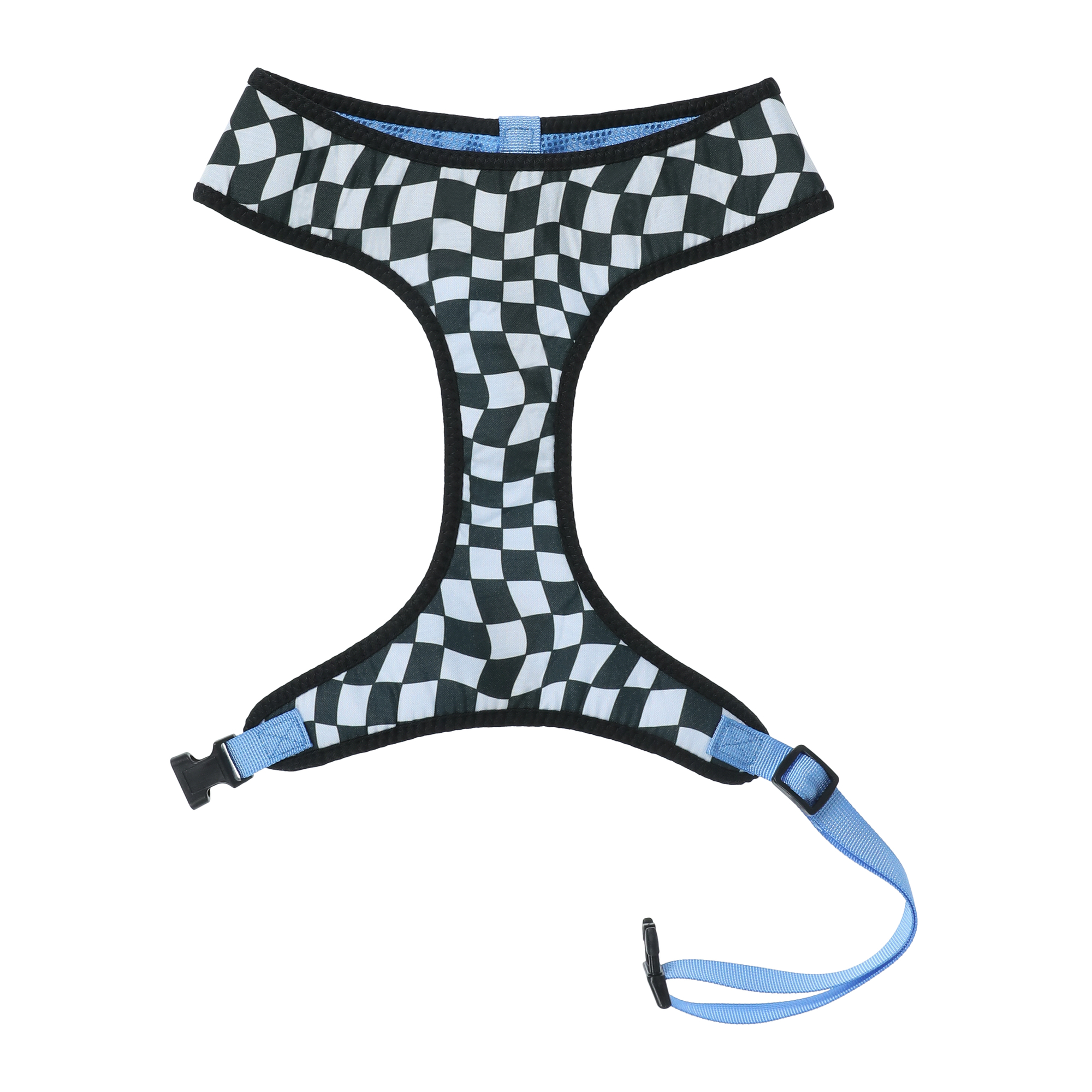 Black & White Checker Pet Harness