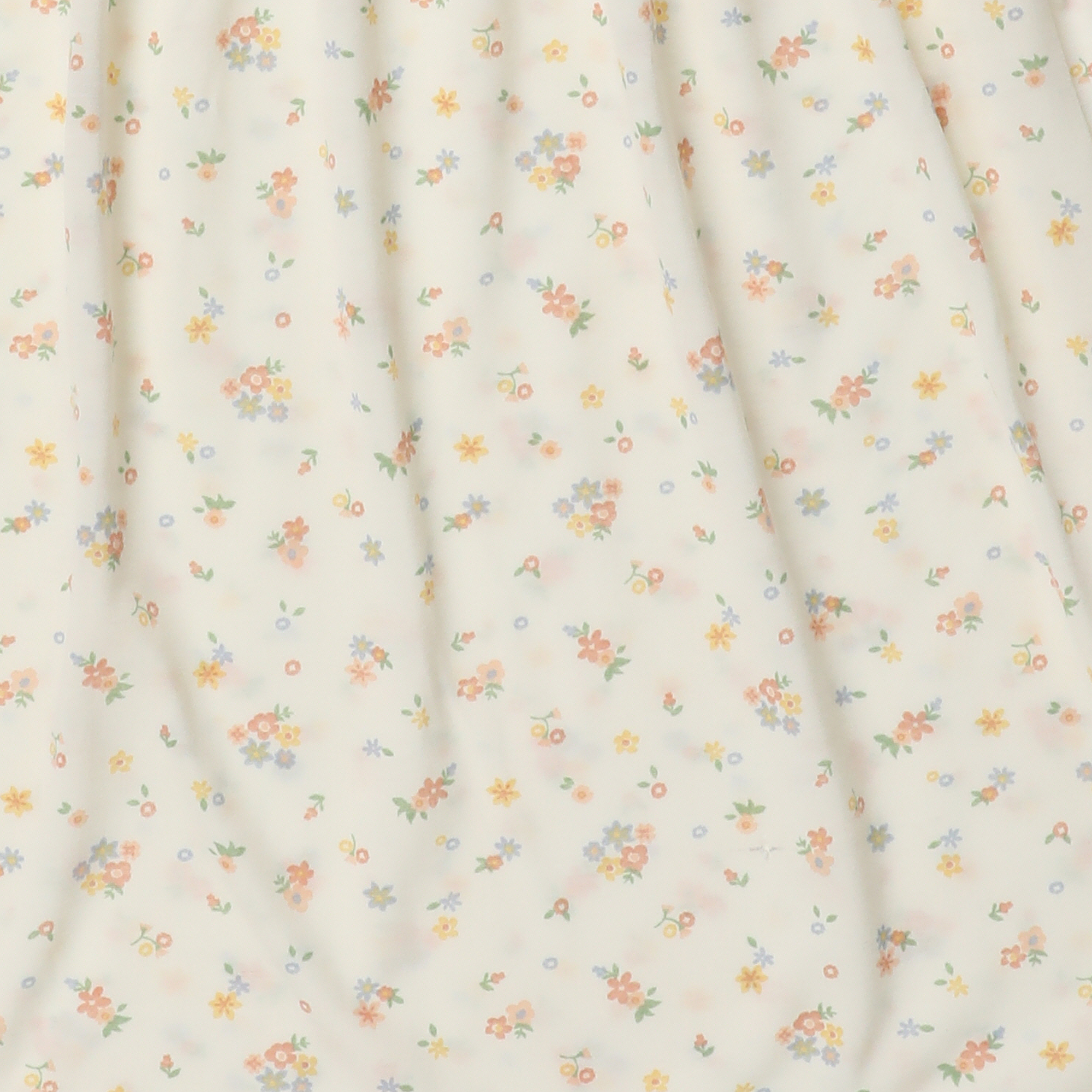 Juniors Cream Floral Babydoll Dress
