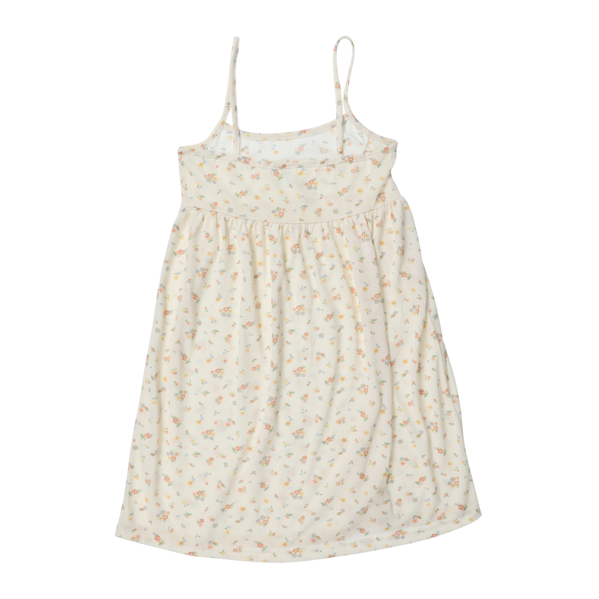 Juniors Cream Floral Babydoll Dress
