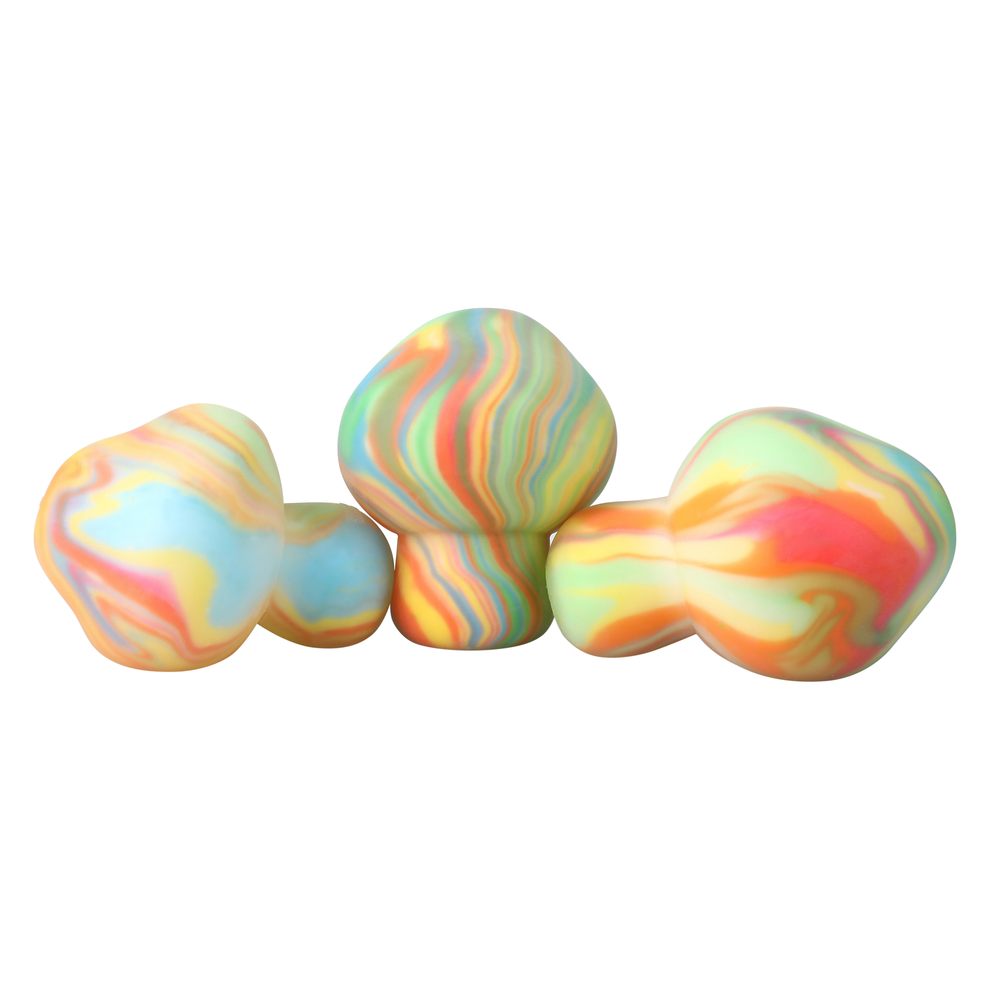 Toyhub™ Squishedelic Mushrooms, One Set