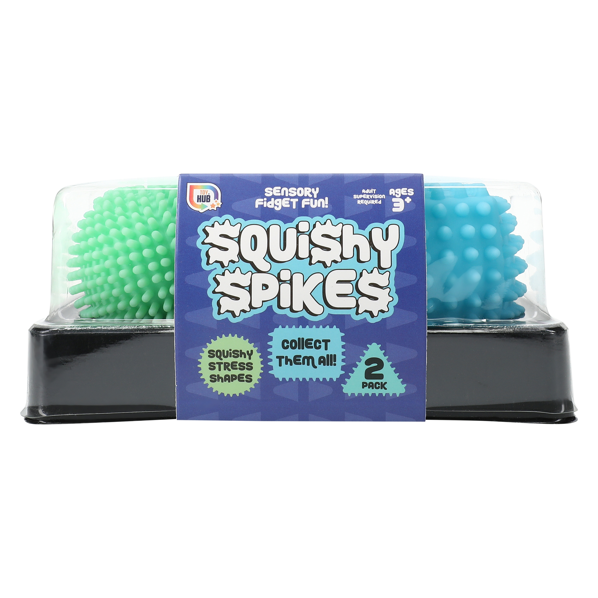 Toy Hub® Squishy Spikes Fidget Toys 2-Count