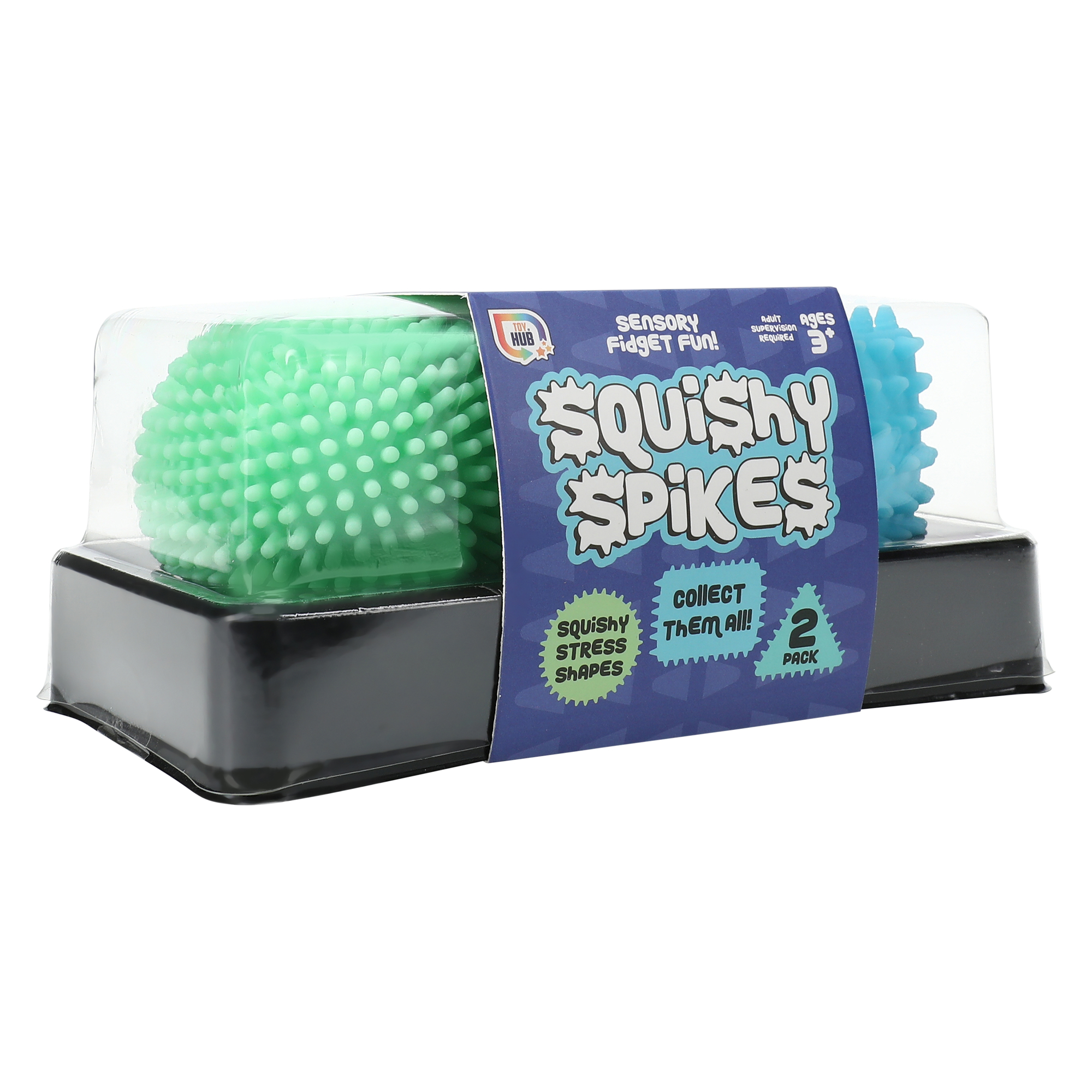 Toy Hub® Squishy Spikes Fidget Toys 2-Count
