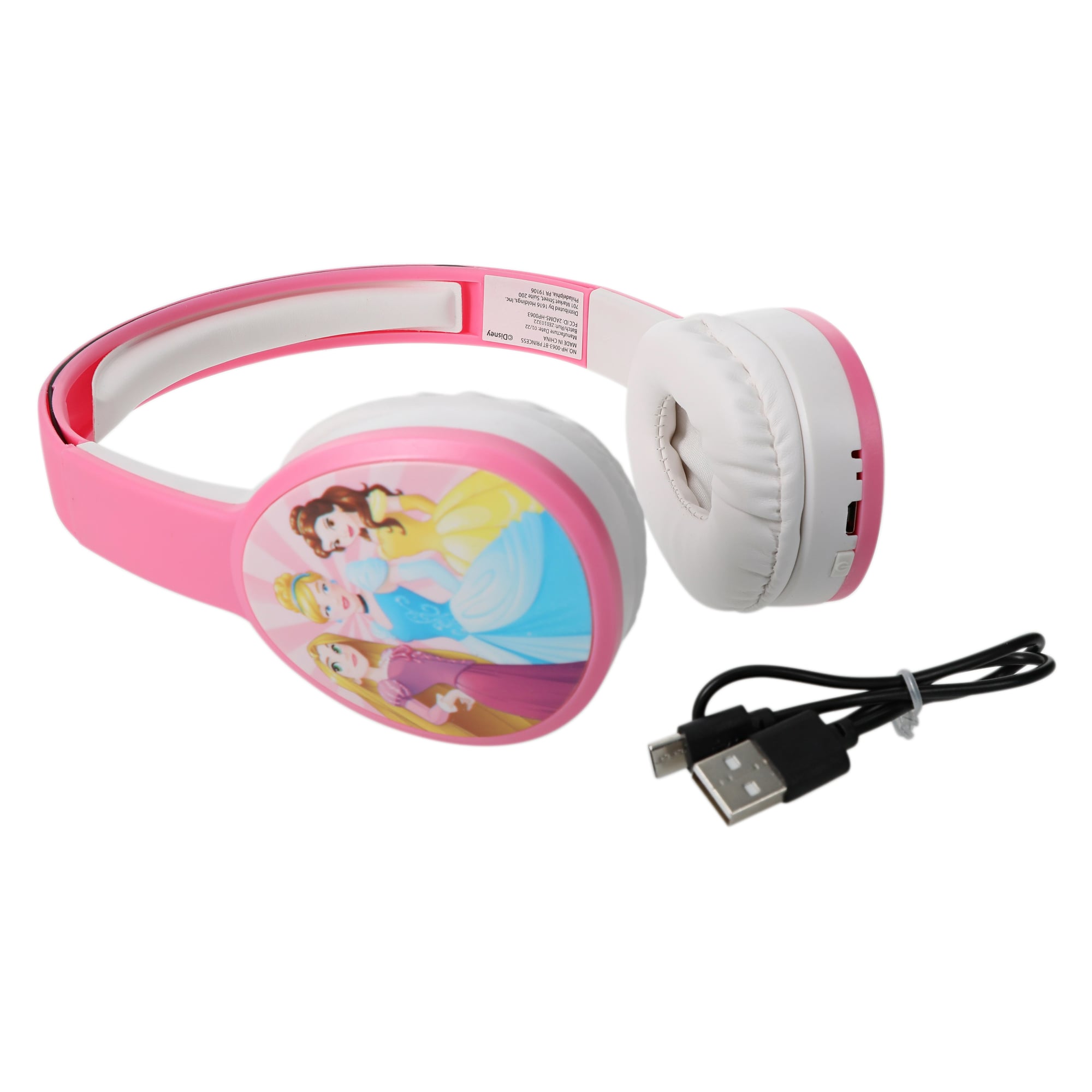 Disney Princess Bluetooth® Kid-Safe Wireless Headphones