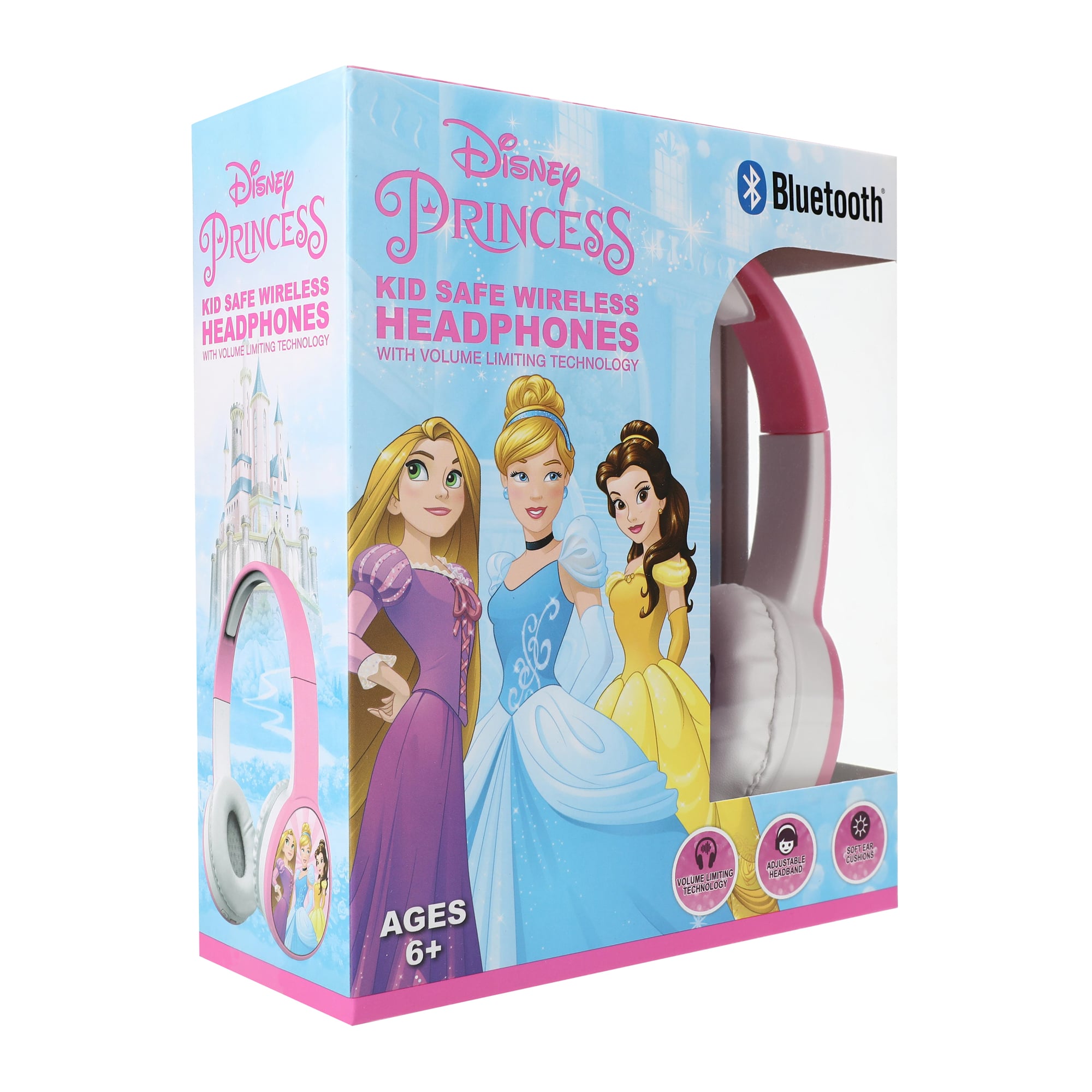 Disney Princess Bluetooth® Kid-Safe Wireless Headphones
