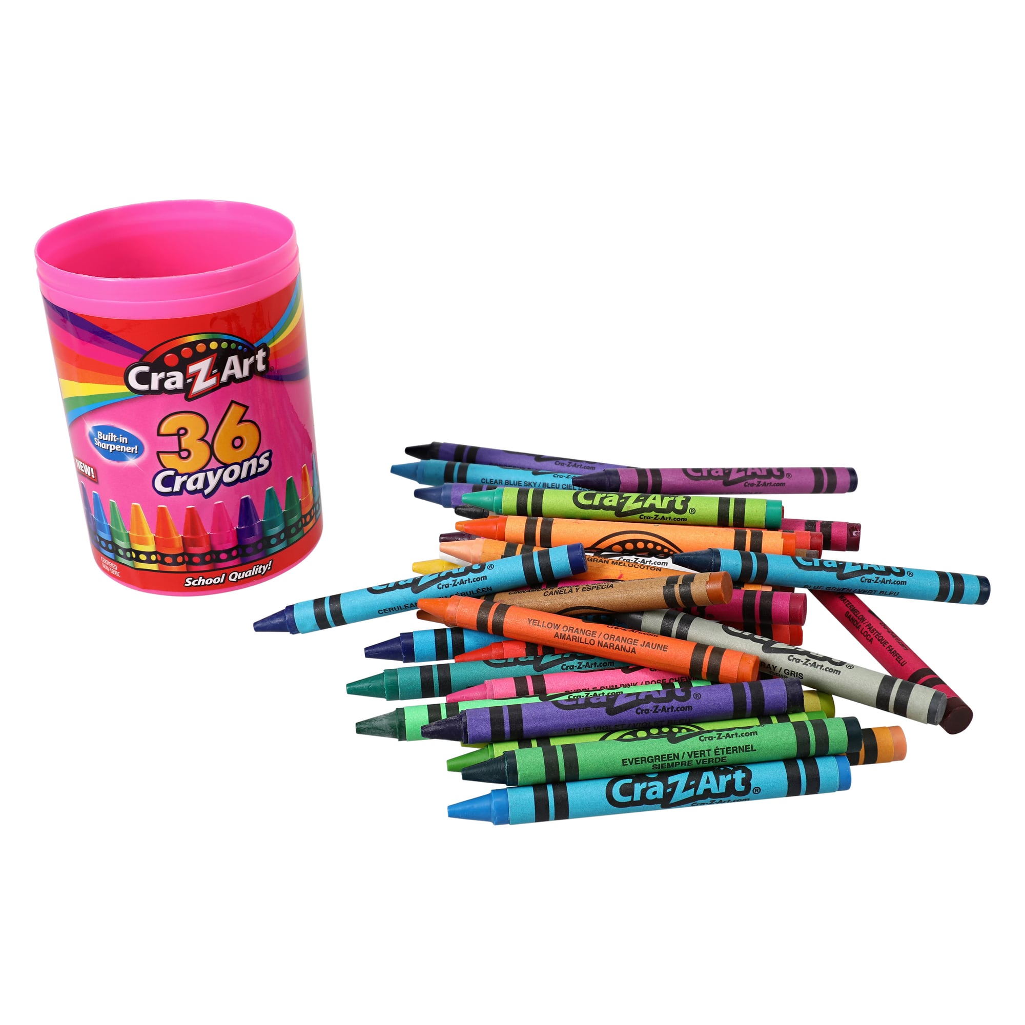 Cra-Z-Art® 36 Crayons Crayon-Shape Cannister at Hamilton Place in